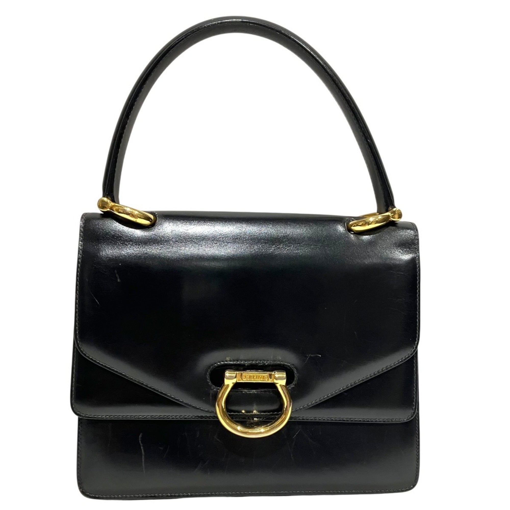Celine Black Leather Handbag (Pre-Owned)