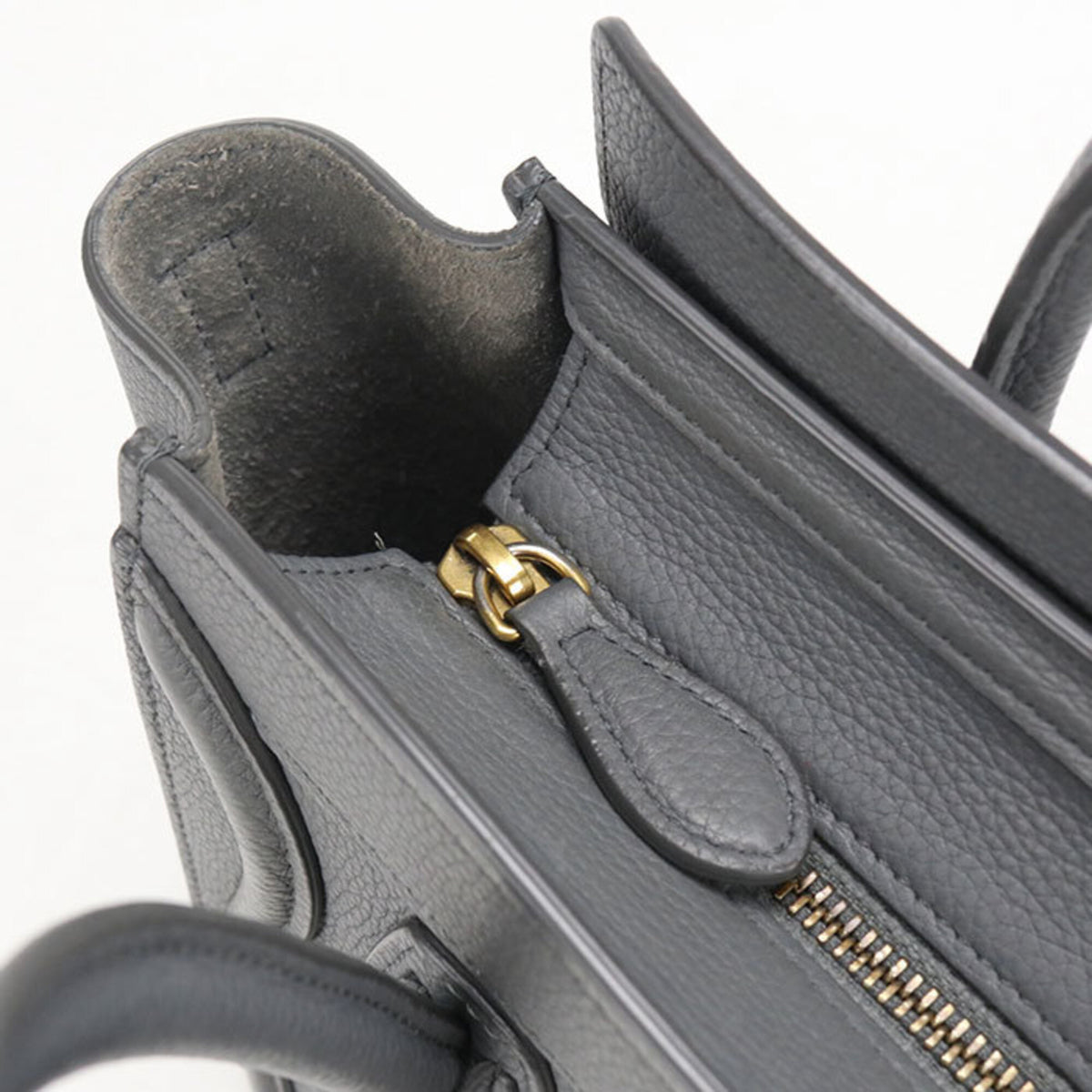 Celine Gray Leather Handbag (Pre-Owned)