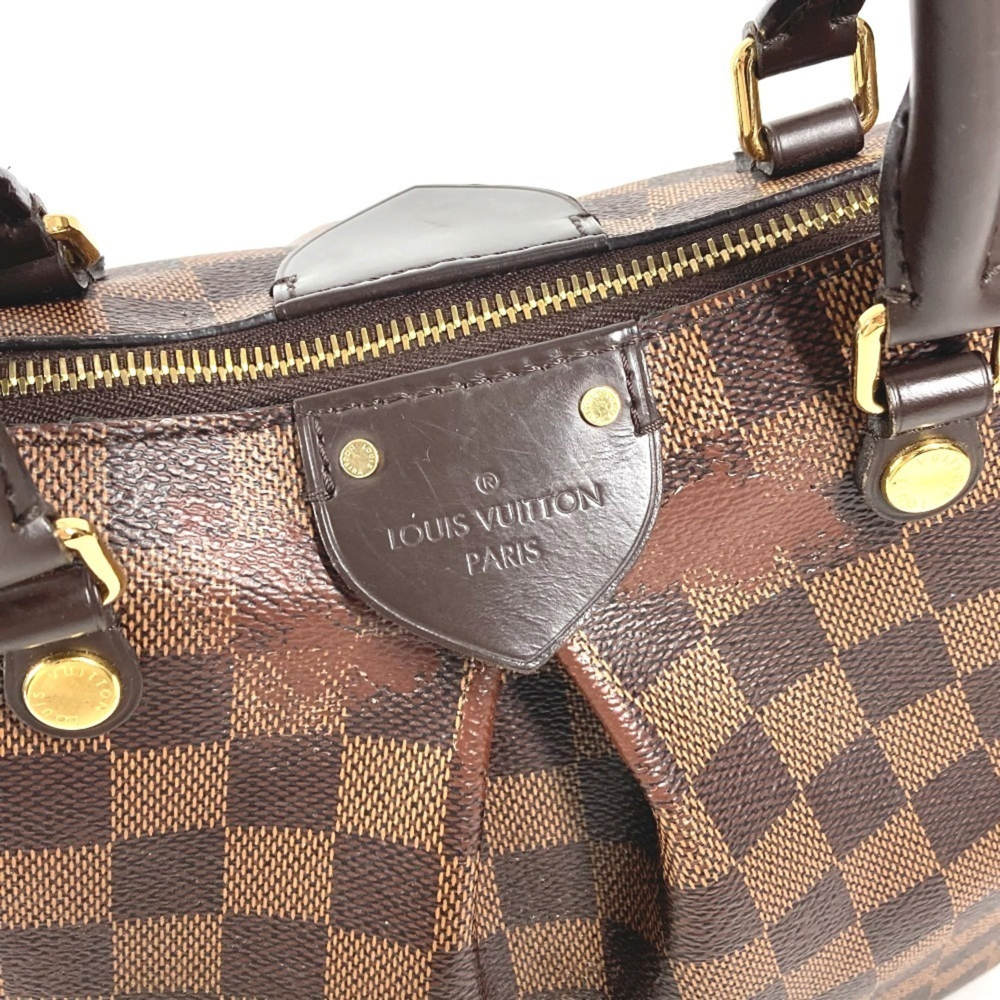 Louis Vuitton Brown Damier Canvas Handbag Tote Bag (Pre-Owned)