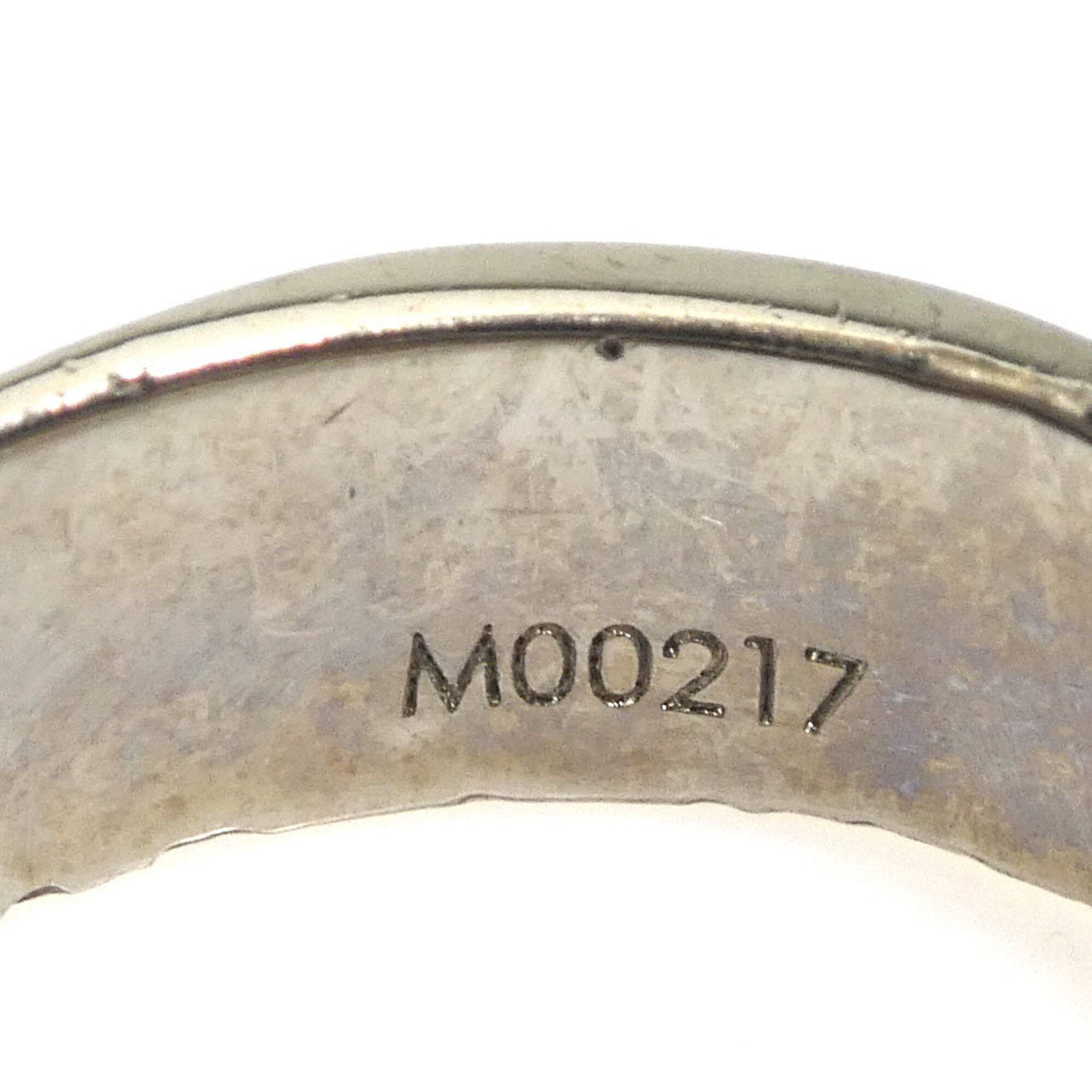 Louis Vuitton Silver Metal Band Ring (Pre-Owned)