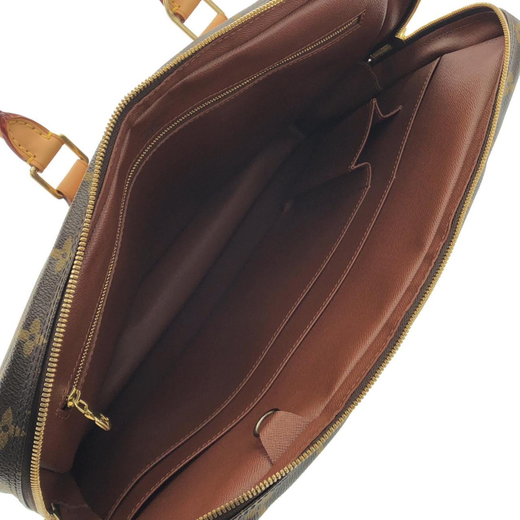 Louis Vuitton Marron Coated Canvas Handbag (Pre-Owned)