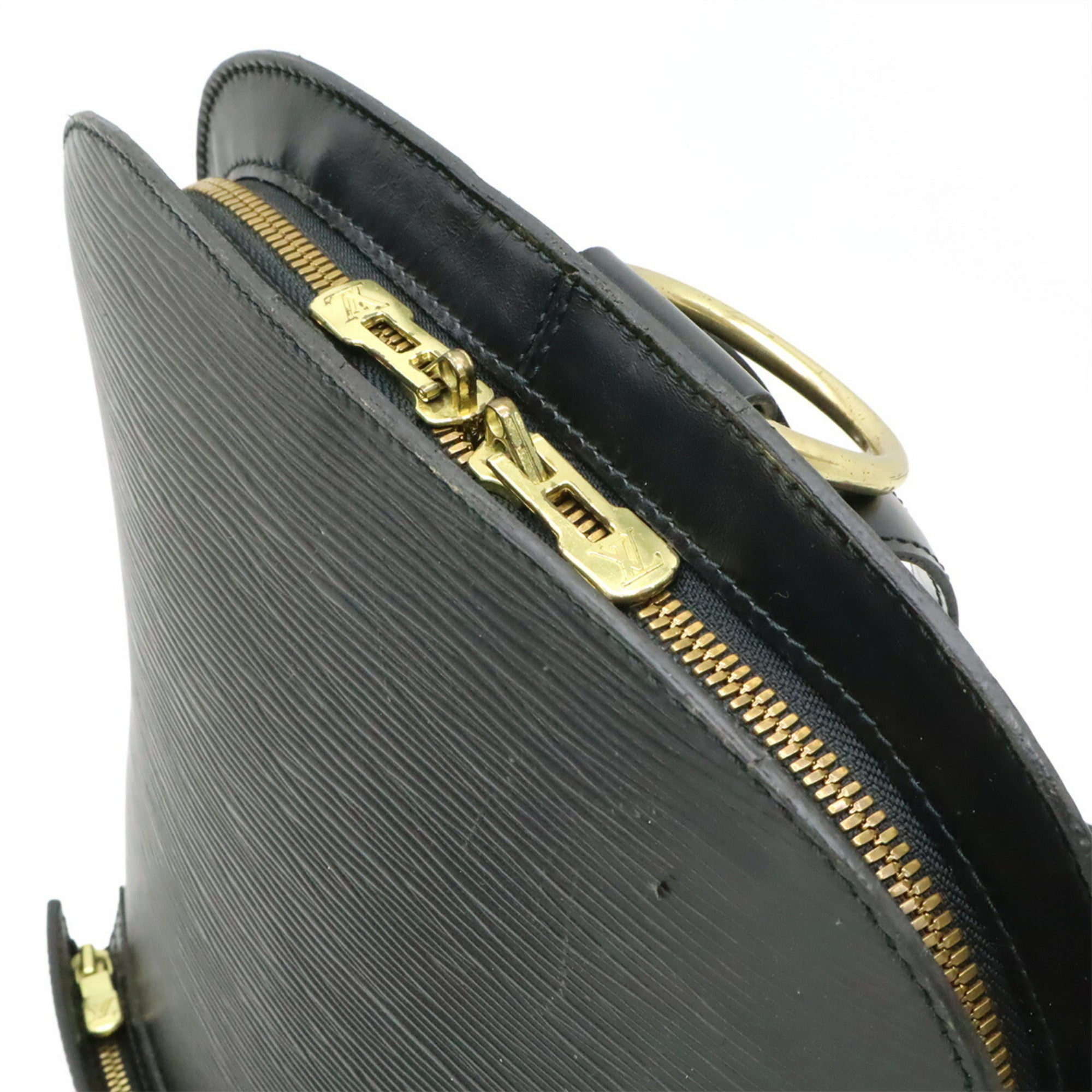 Louis Vuitton Black Noir Epi Leather Backpack Shoulder Bag (Pre-Owned)