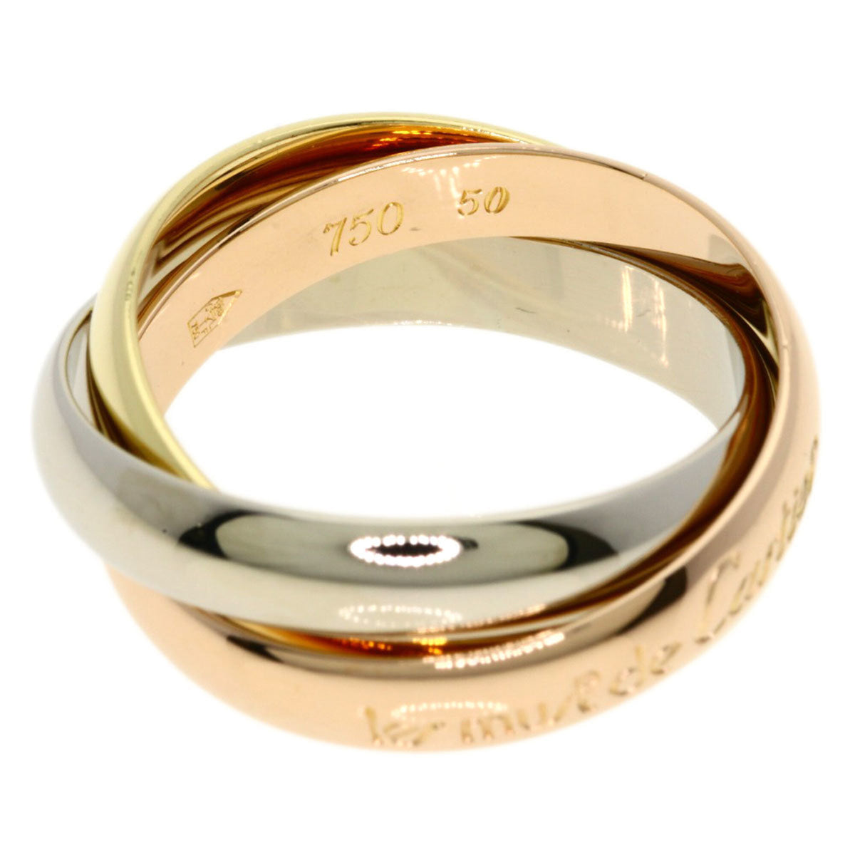Cartier Yellow Gold (18K) Pink Gold (18K) White Gold (18K) Band Ring (Pre-Owned)