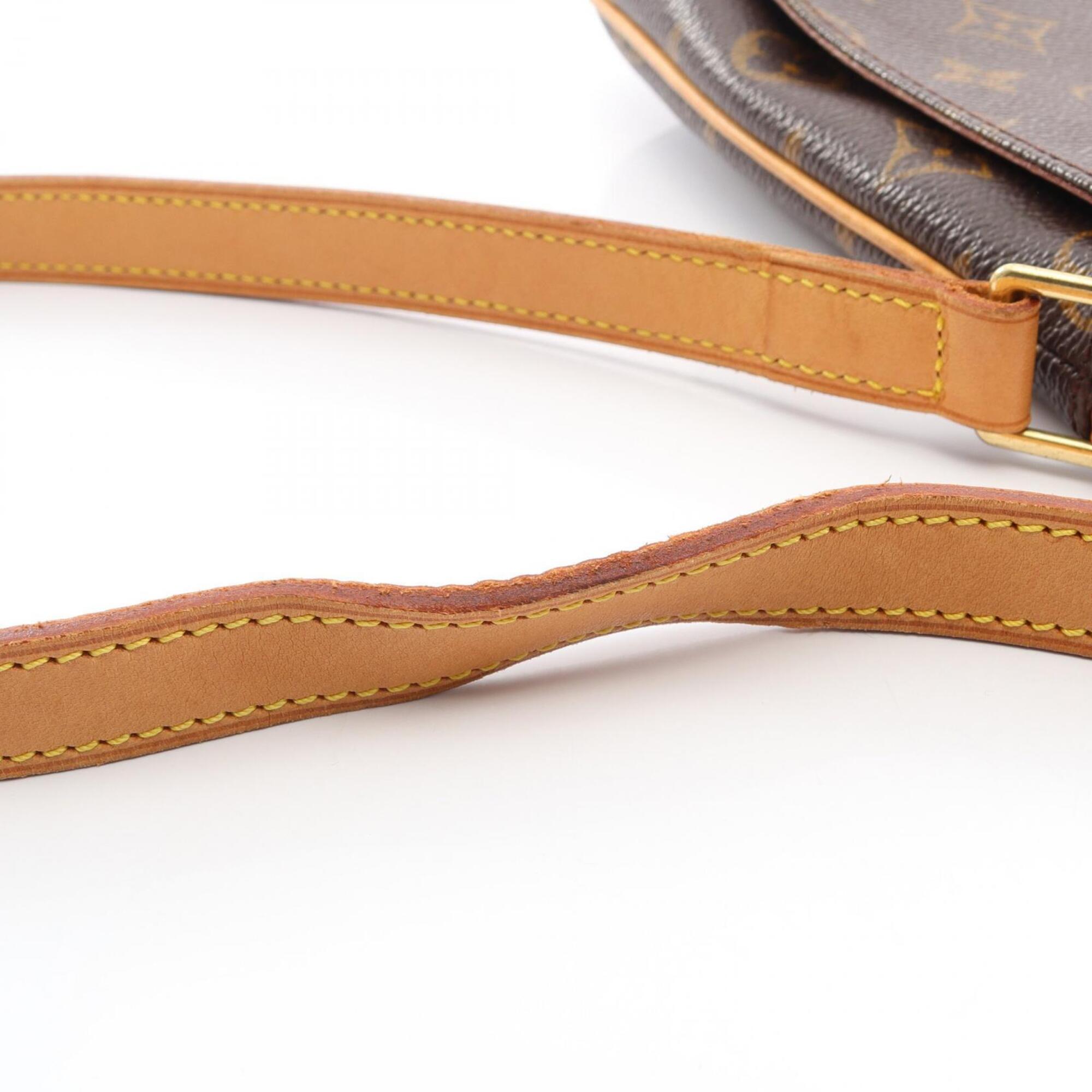 Louis Vuitton Brown Monogram Monogram Leather Handbag Shoulder Bag (Pre-Owned)