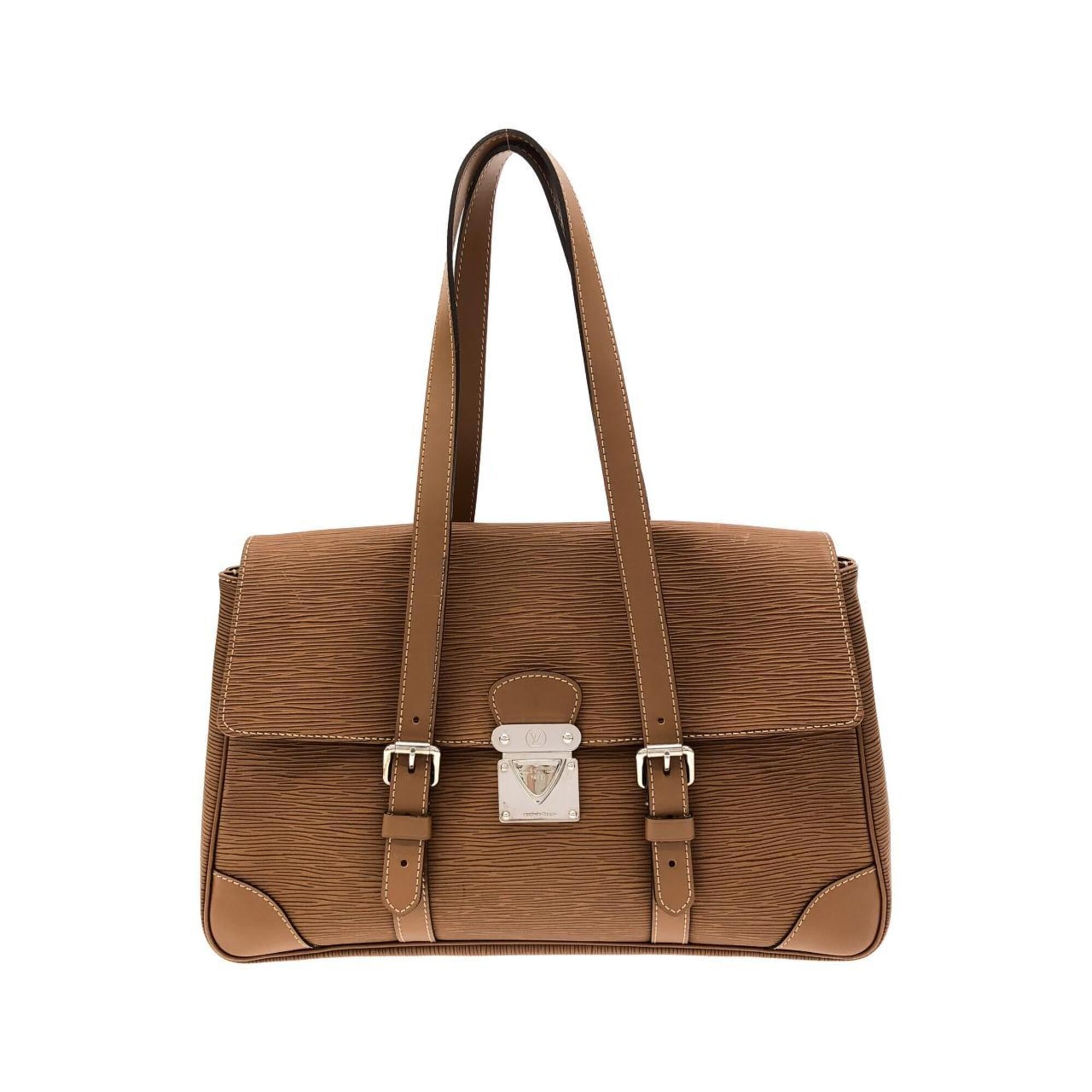 Louis Vuitton Epi Camel Leather Shoulder Bag (Pre-Owned)