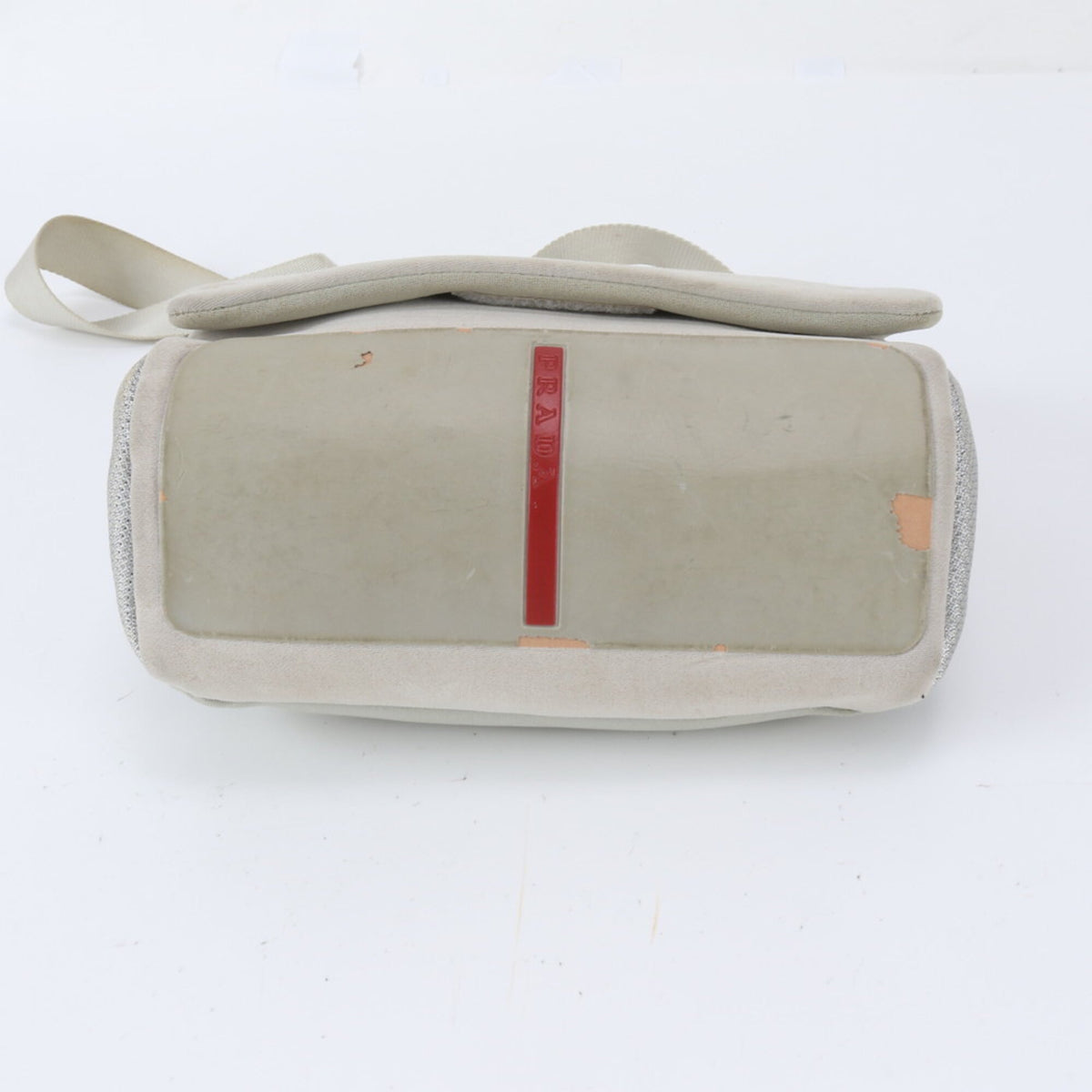 Prada Beige Messenger Bag Shoulder Bag (Pre-Owned)