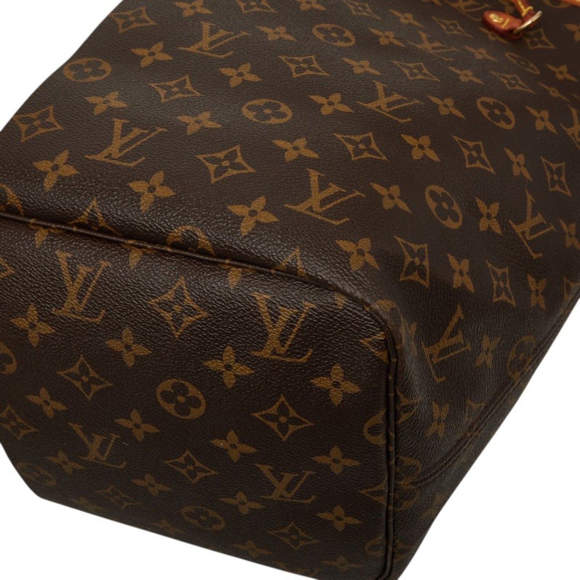 Louis Vuitton Brown Monogram Pvc Leather Shoulder Bag Tote Bag (Pre-Owned)