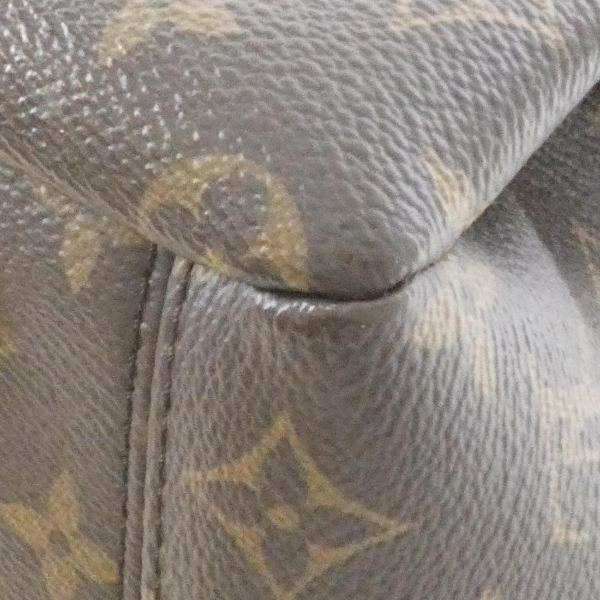 Louis Vuitton Brown Coated Canvas Leather Handbag (Pre-Owned)