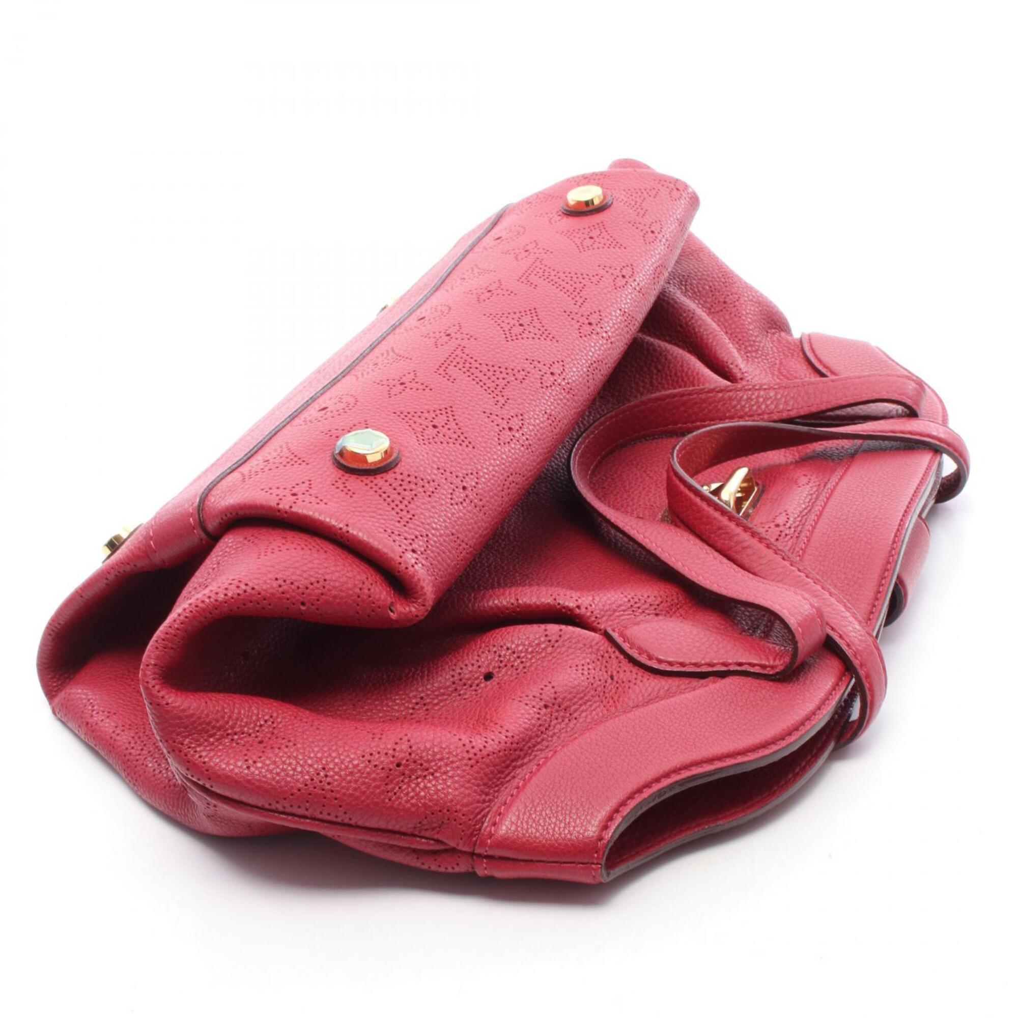 Louis Vuitton Pink Mahina Leather Handbag (Pre-Owned)