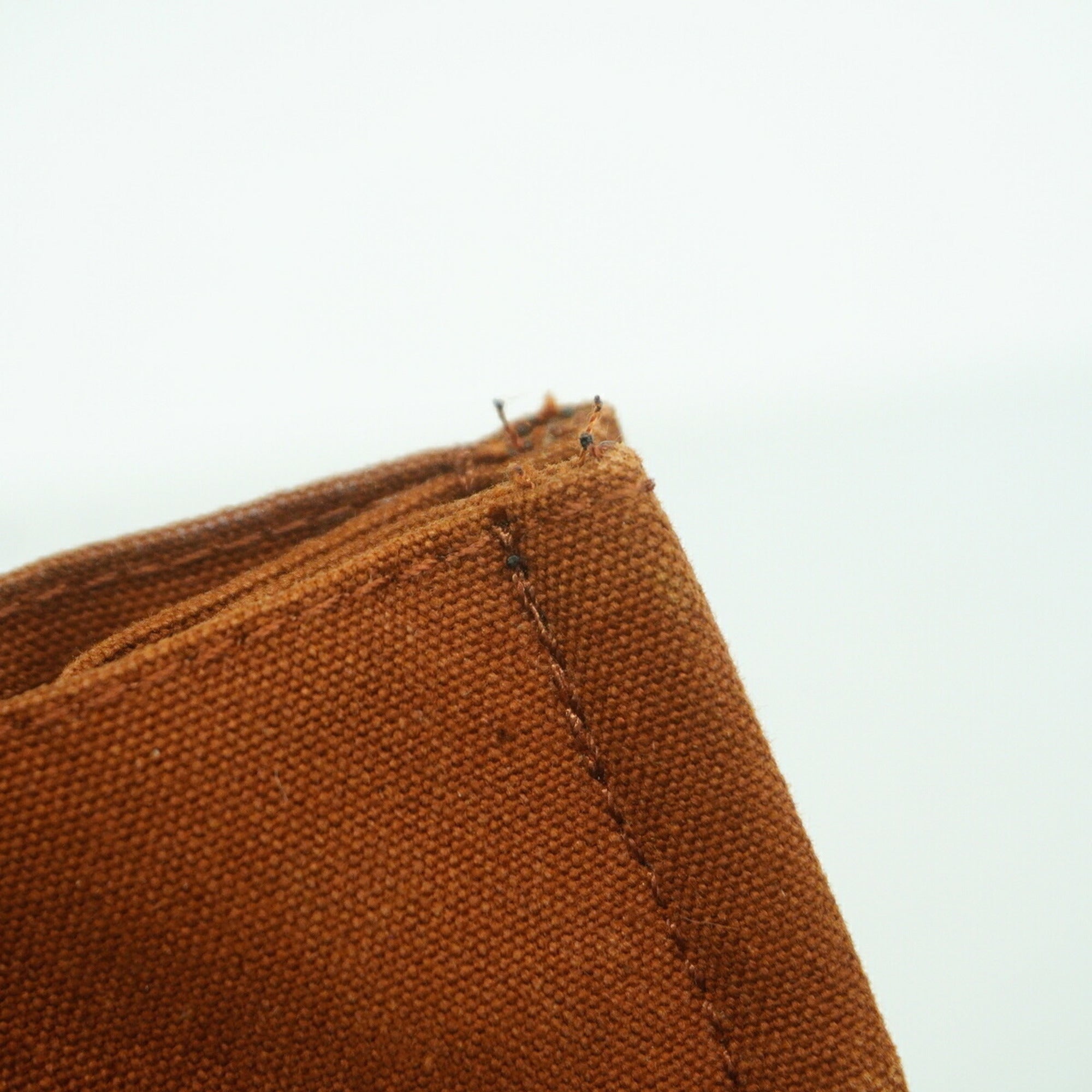 Hermes Brown Canvas Handbag (Pre-Owned)