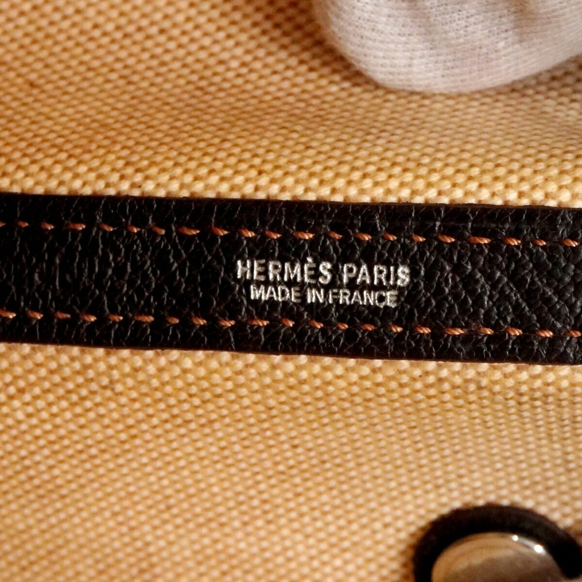 Hermes Brown Toile H Tote Bag (Pre-Owned)
