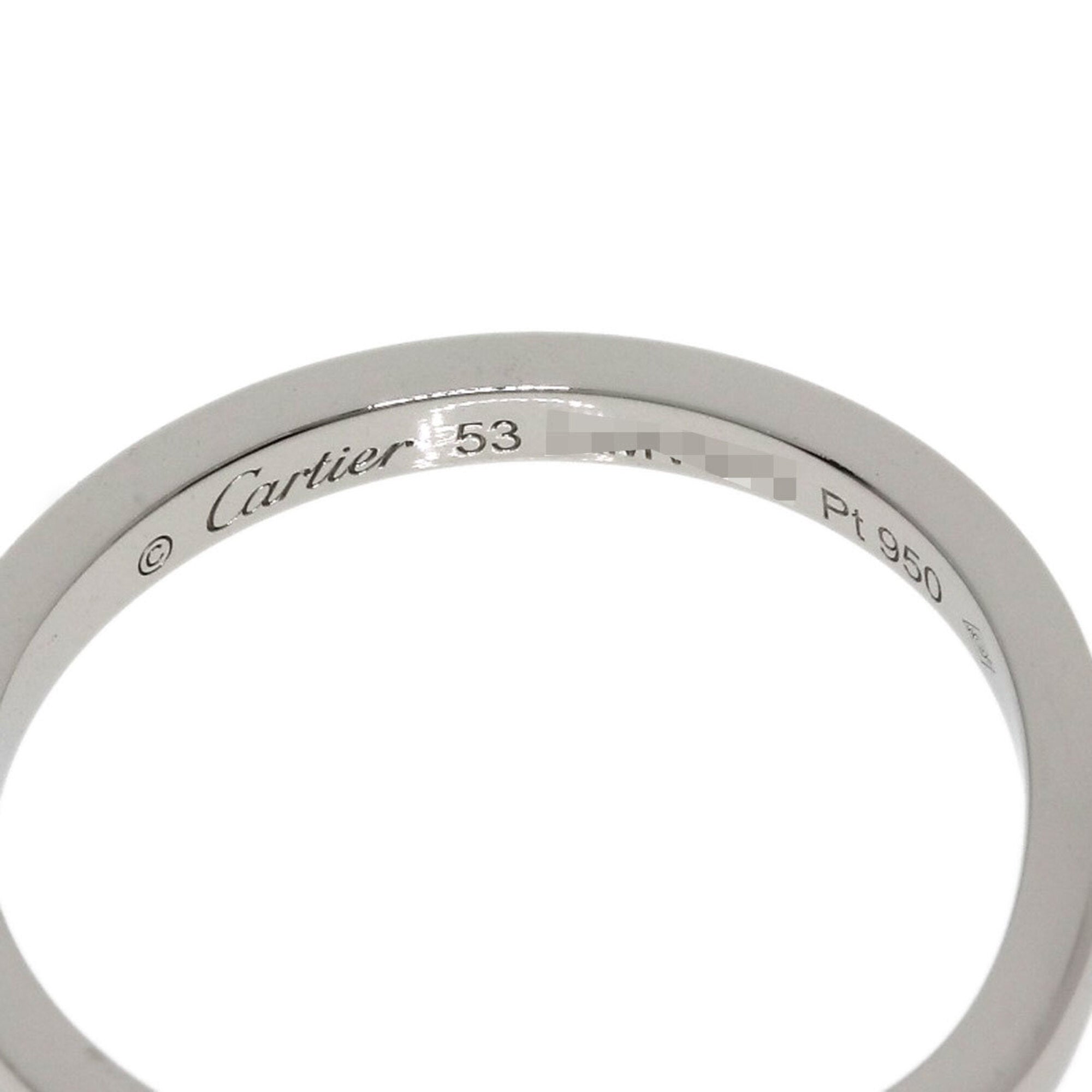 Cartier Platinum 950 Band Ring (Pre-Owned)