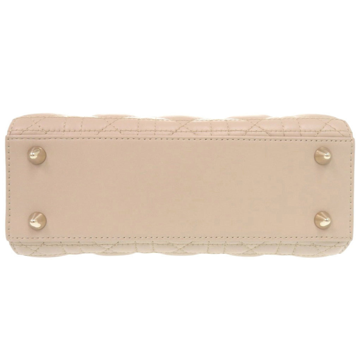 Christian Dior Beige Leather Handbag (Pre-Owned)