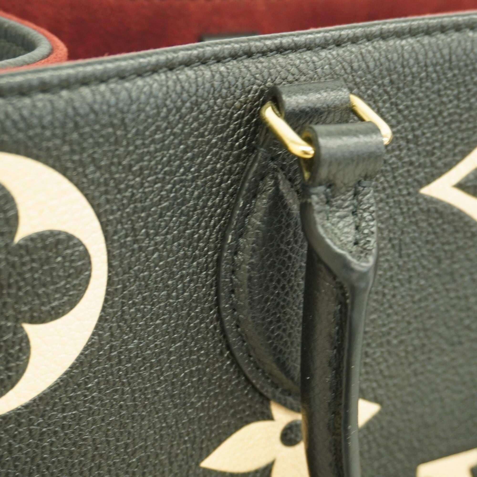 Louis Vuitton Beige Black Tote Bag (Pre-Owned)