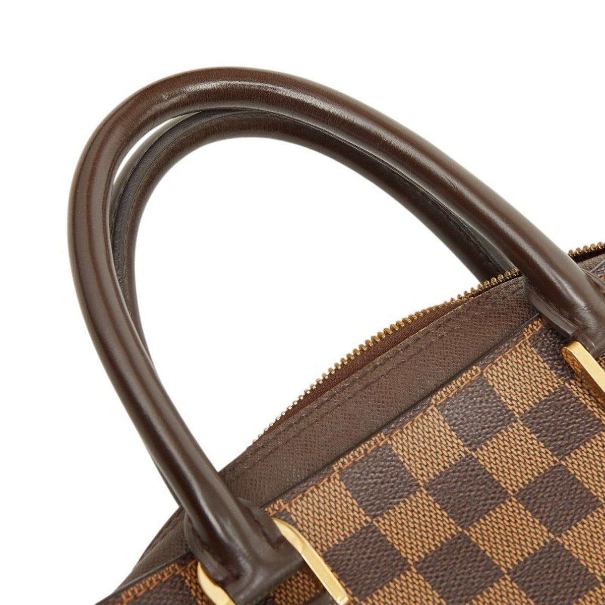 Louis Vuitton Brown Pvc Leather Handbag (Pre-Owned)