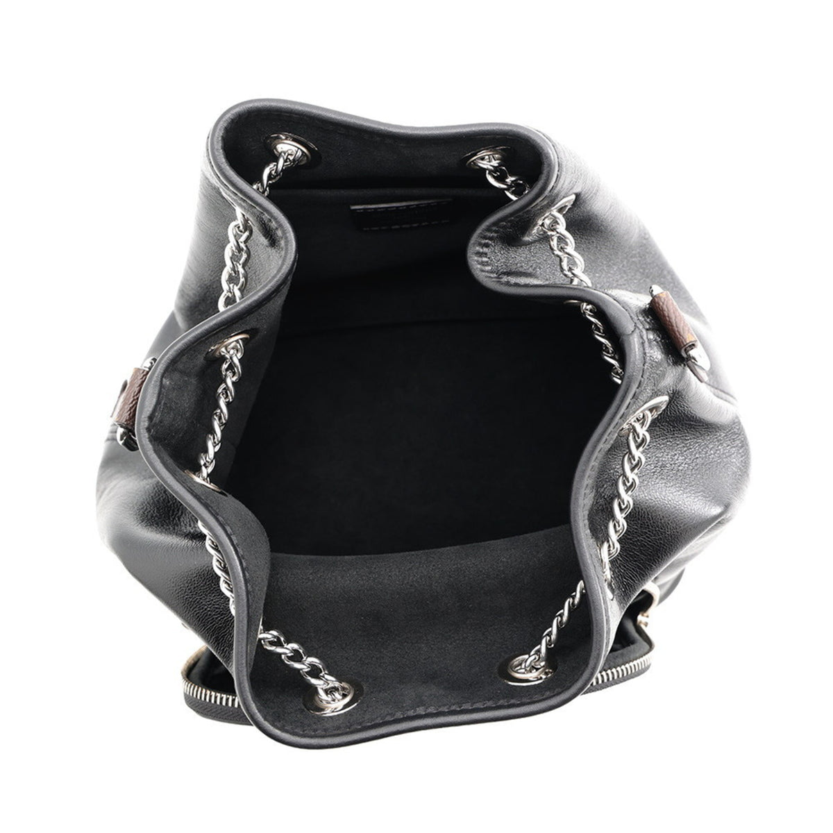 Louis Vuitton Black Noir Leather Handbag (Pre-Owned)