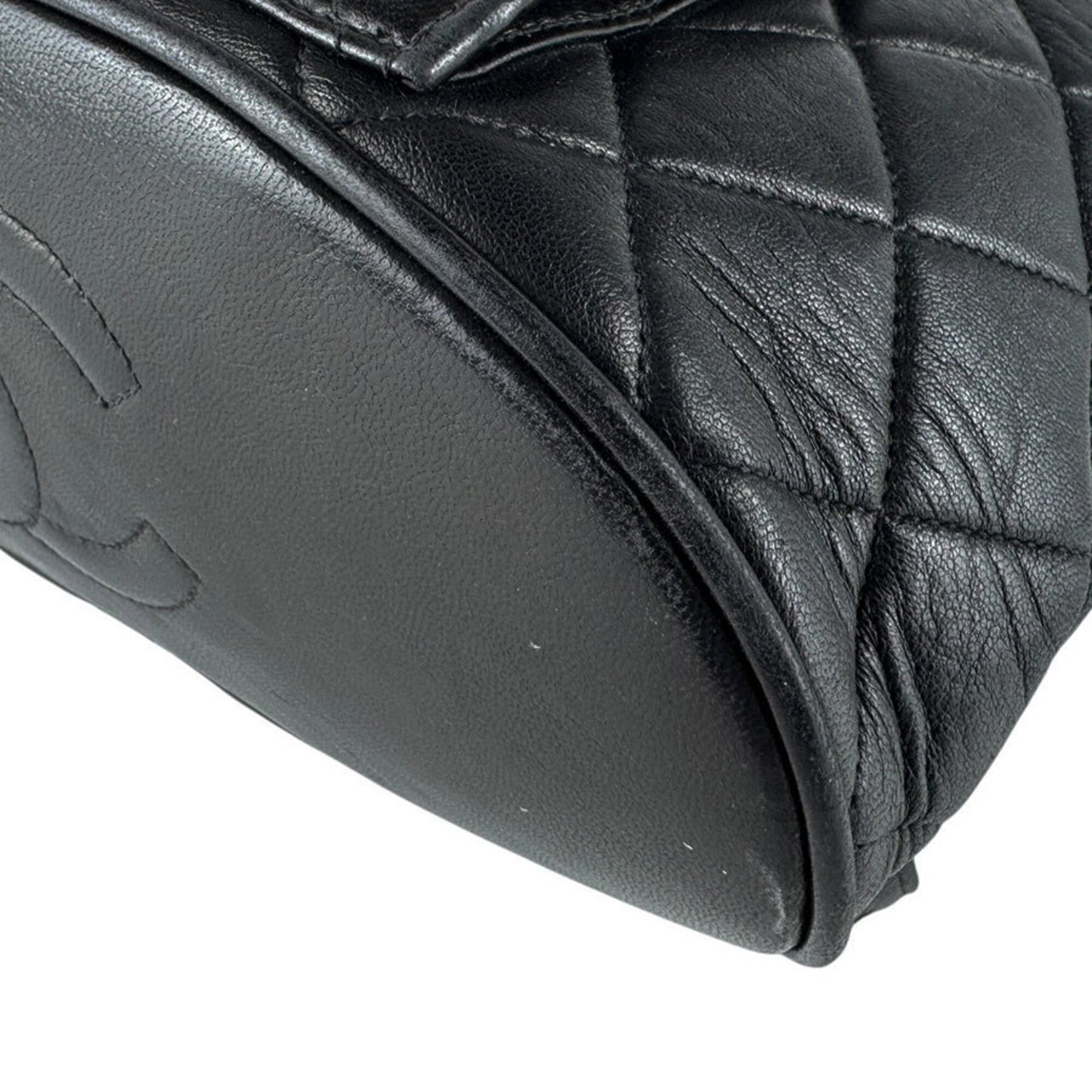 Chanel Black Leather Backpack (Pre-Owned)