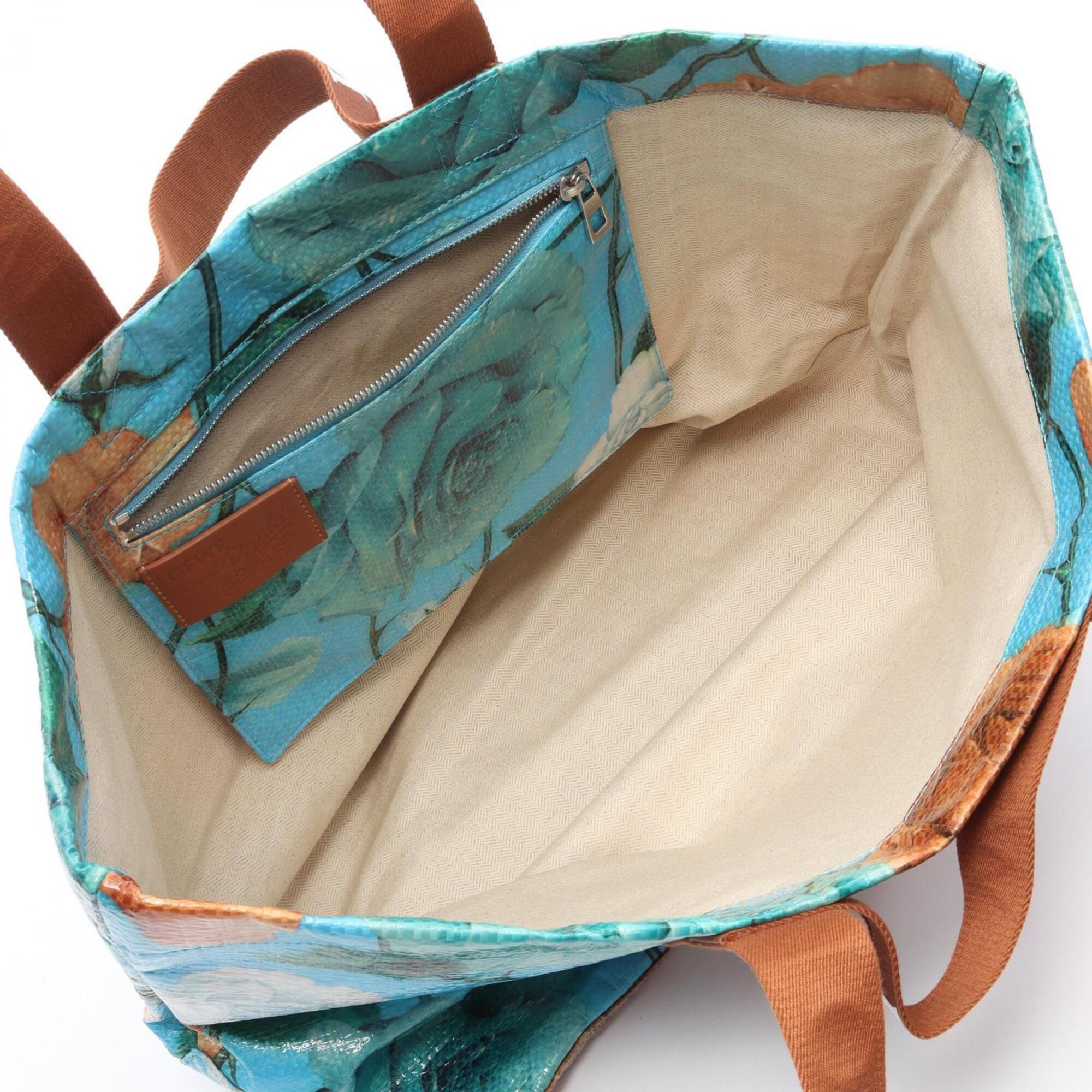 Loewe Multi-Color Vinyl Canvas Handbag Tote Bag (Pre-Owned)