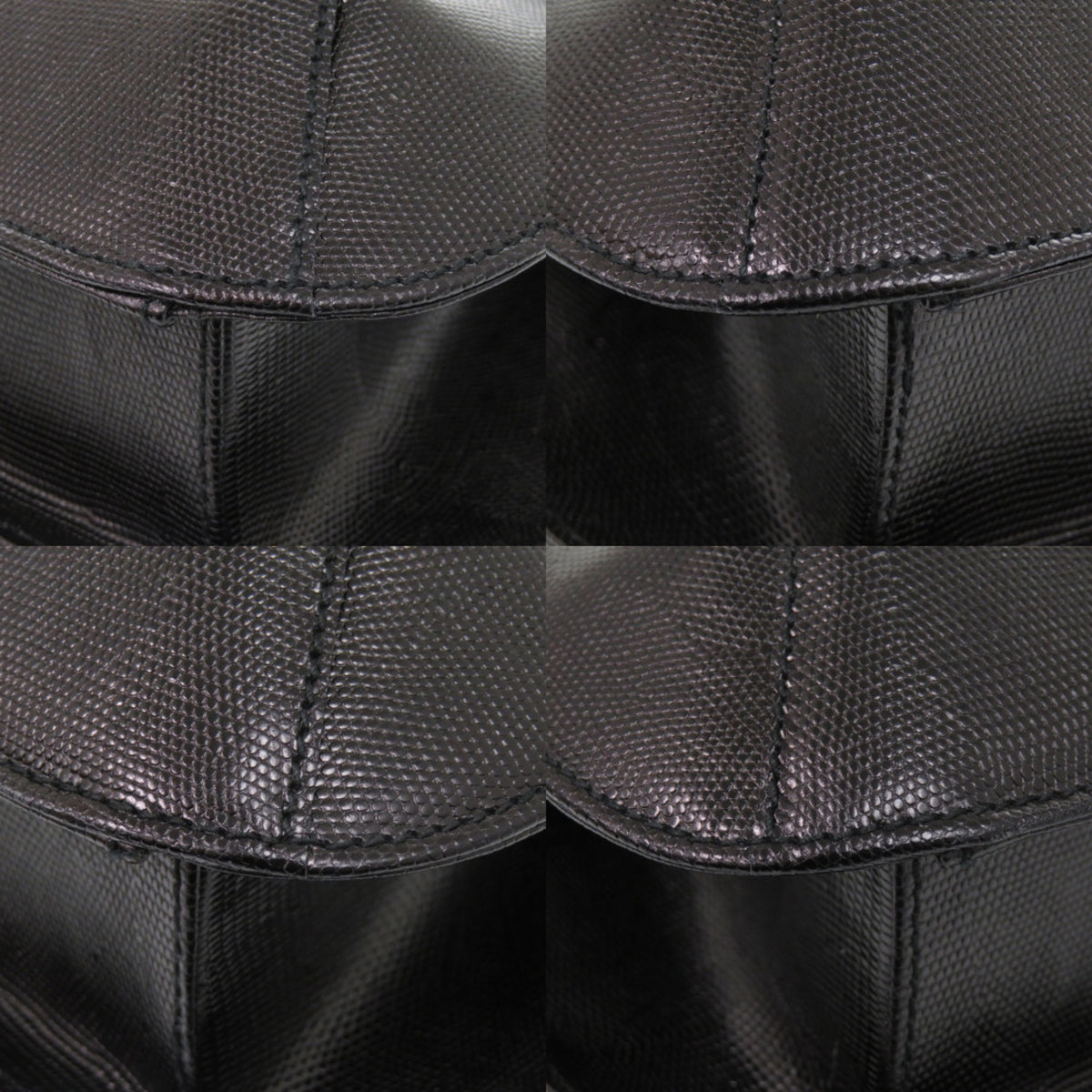 Salvatore Ferragamo Black Leather Handbag (Pre-Owned)