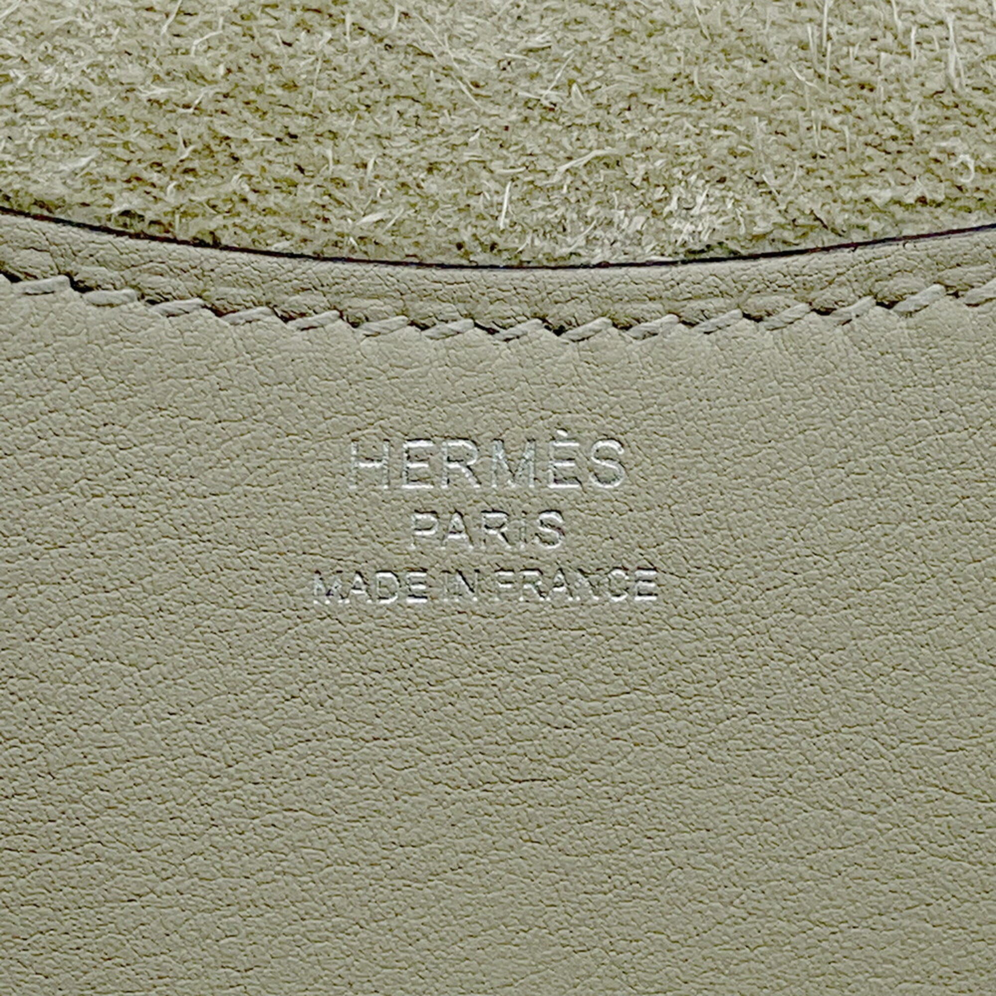 Hermes Kara Taurillon Clemence Leather Swift Leather Tote Bag (Pre-Owned)