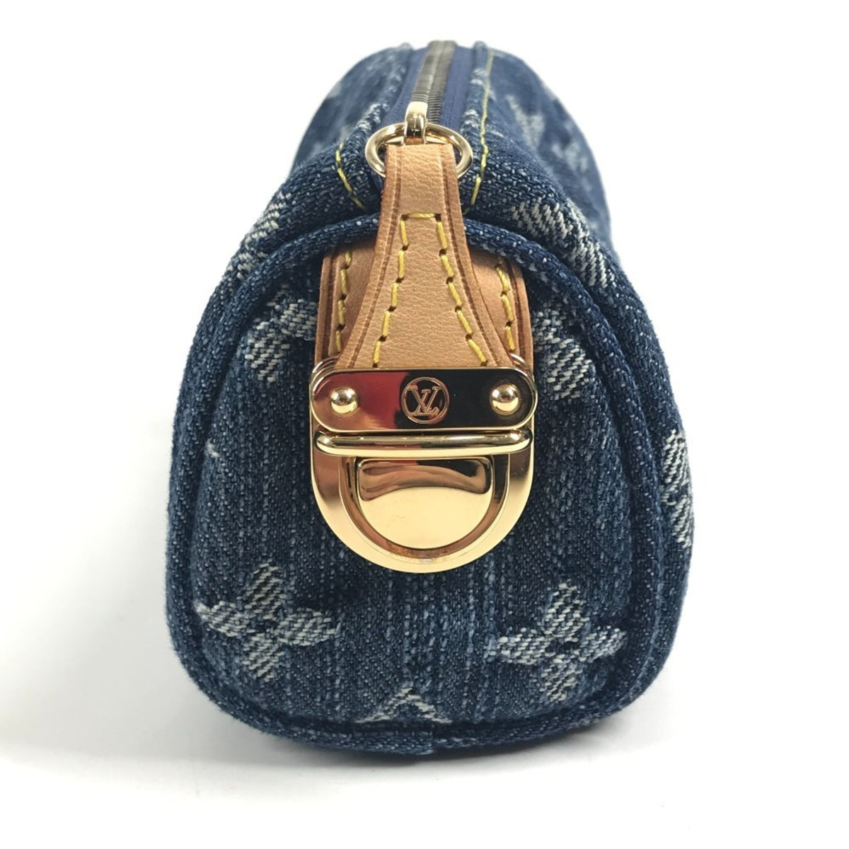 Louis Vuitton Monogram Denim Blue Monogram Denim Coin Purse/Coin Case (Pre-Owned)