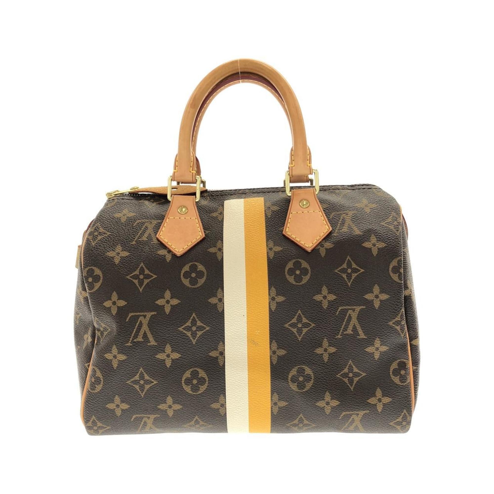 Louis Vuitton Marron Coated Canvas Boston Bag (Pre-Owned)
