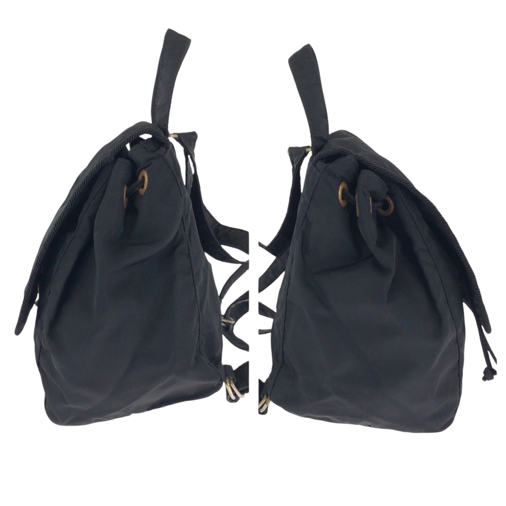 Prada Black Nylon Backpack (Pre-Owned)