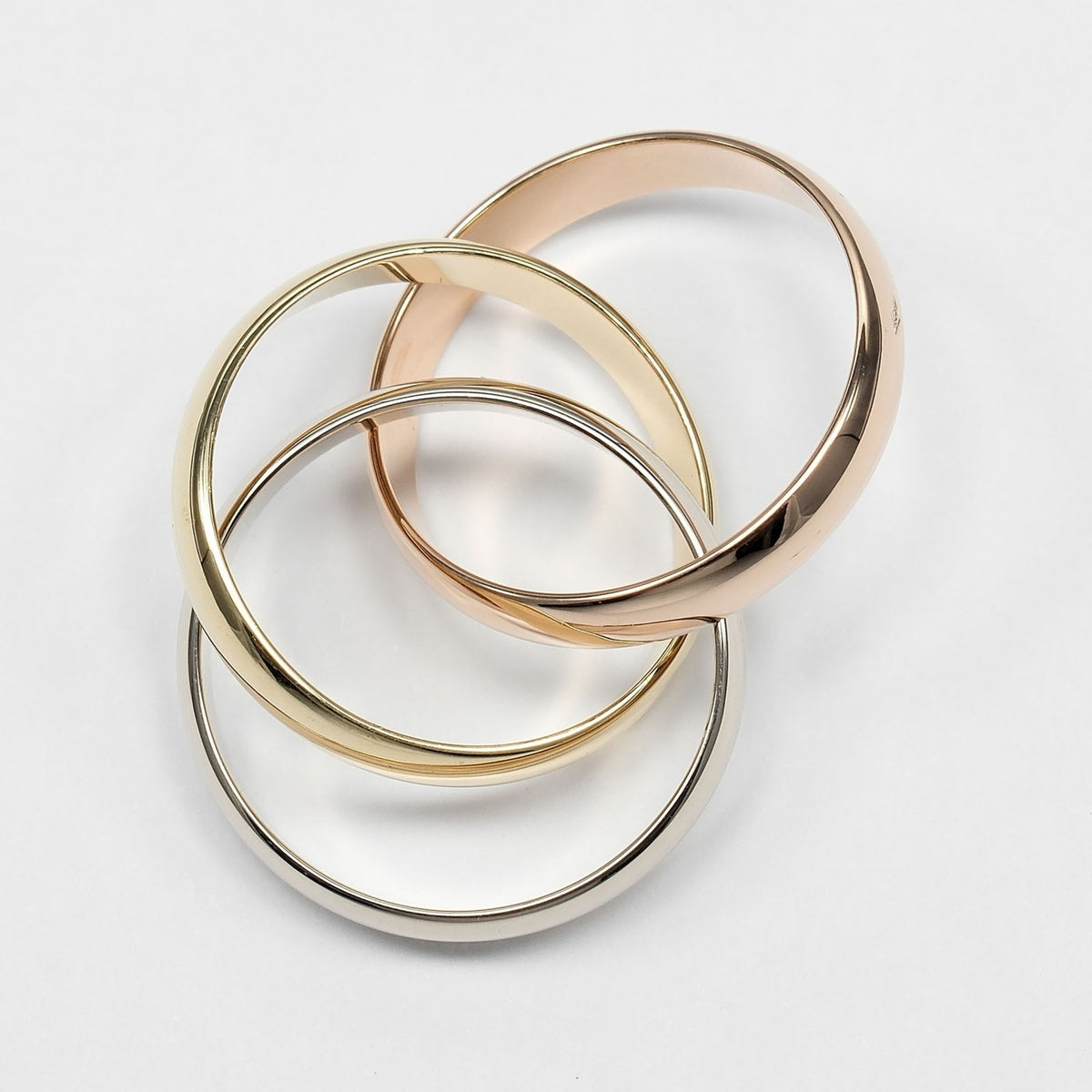 Cartier Yellow Gold (18K) Pink Gold (18K) White Gold (18K) Band Ring (Pre-Owned)