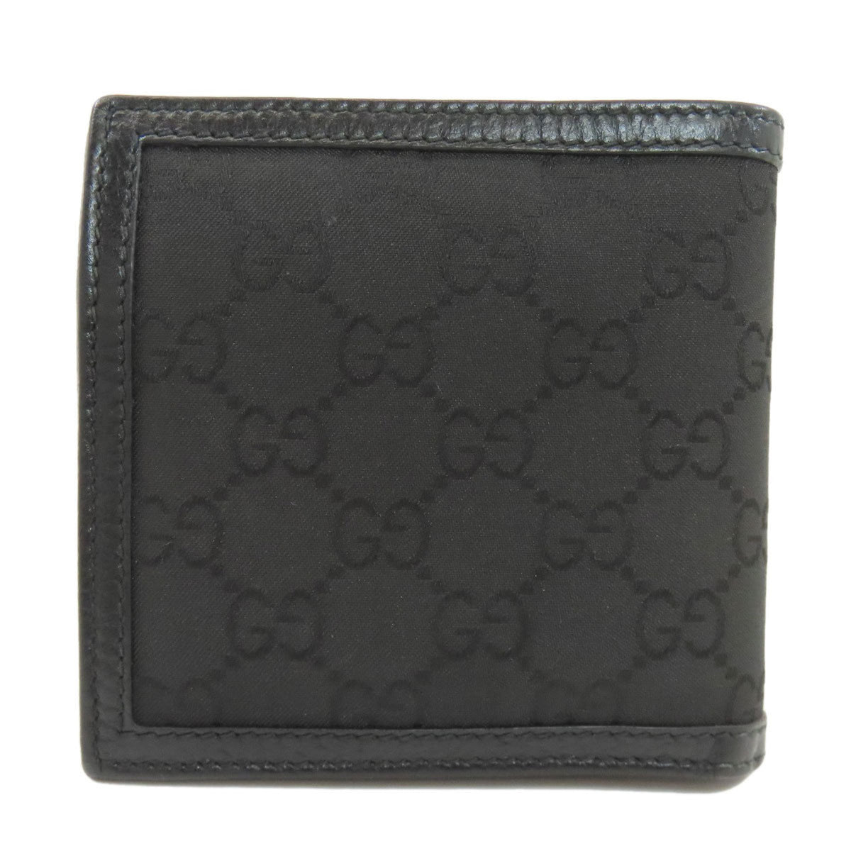 Gucci Black Nylon Wallet (Bi-Fold) (Pre-Owned)