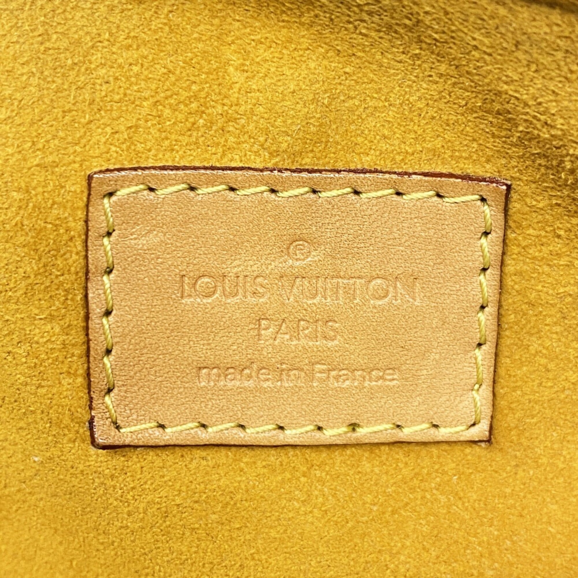 Louis Vuitton Ivory Saffron Handbag (Pre-Owned)