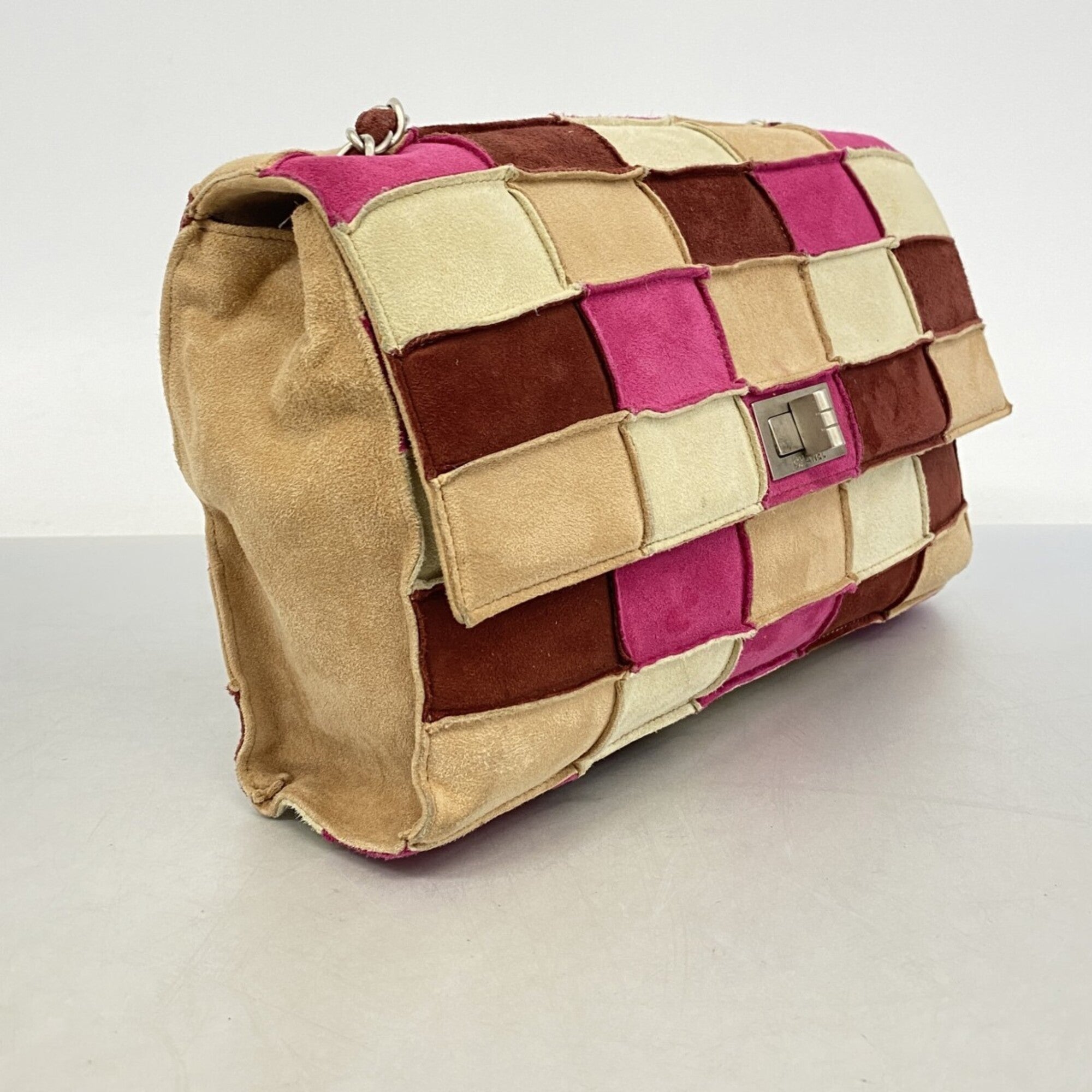 Chanel Multi-Color Suede Shoulder Bag (Pre-Owned)