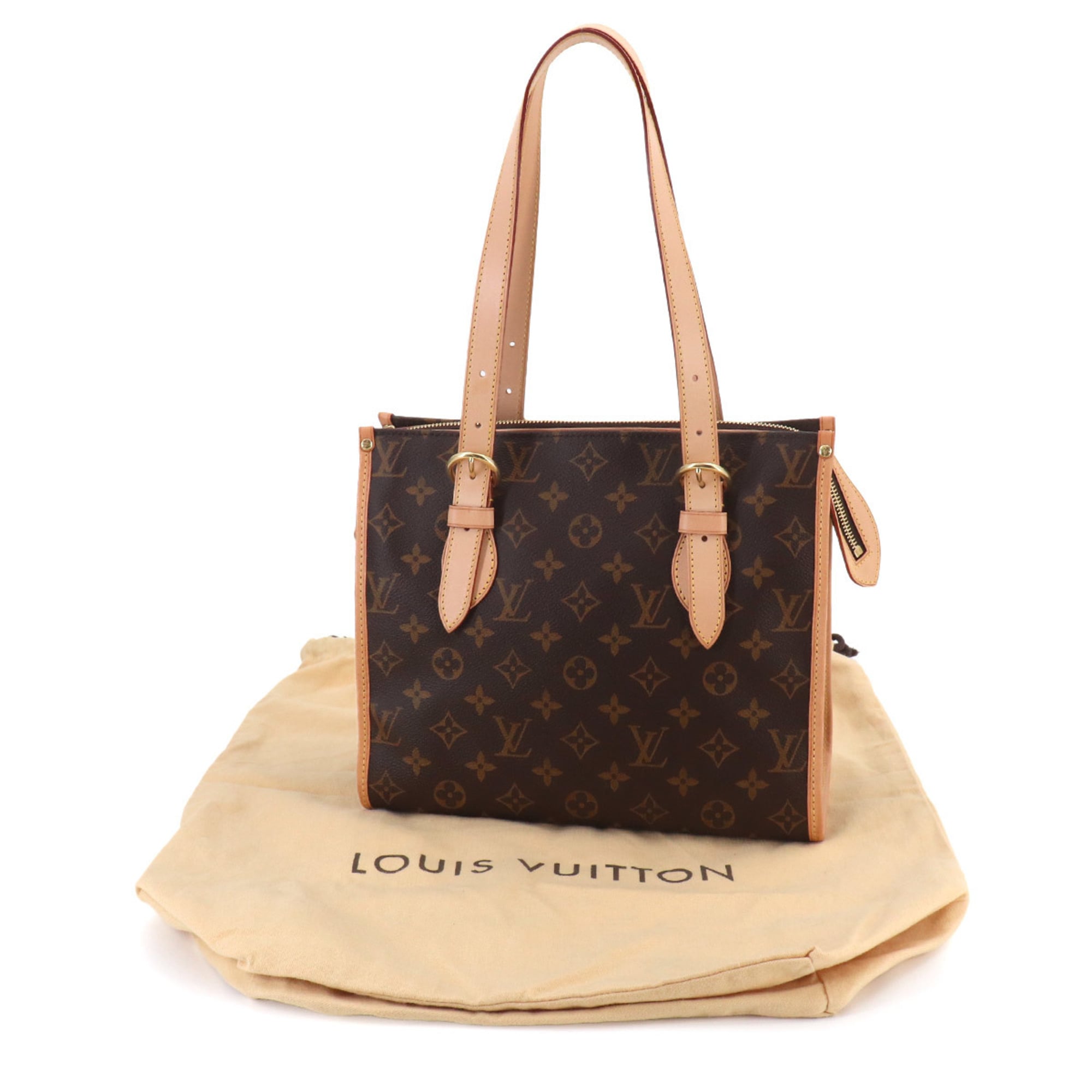 Louis Vuitton Brown Monogram Monogram Handbag Tote Bag (Pre-Owned)