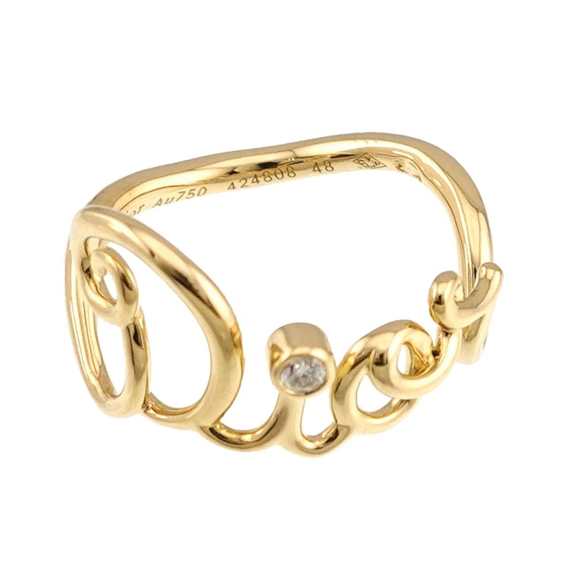 Christian Dior Yellow Gold Yellow Gold (18K) Band Ring (Pre-Owned)
