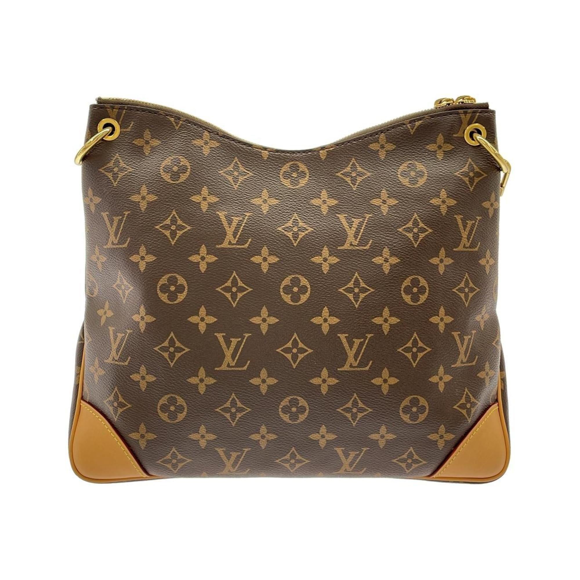 Louis Vuitton Marron Coated Canvas Shoulder Bag (Pre-Owned)