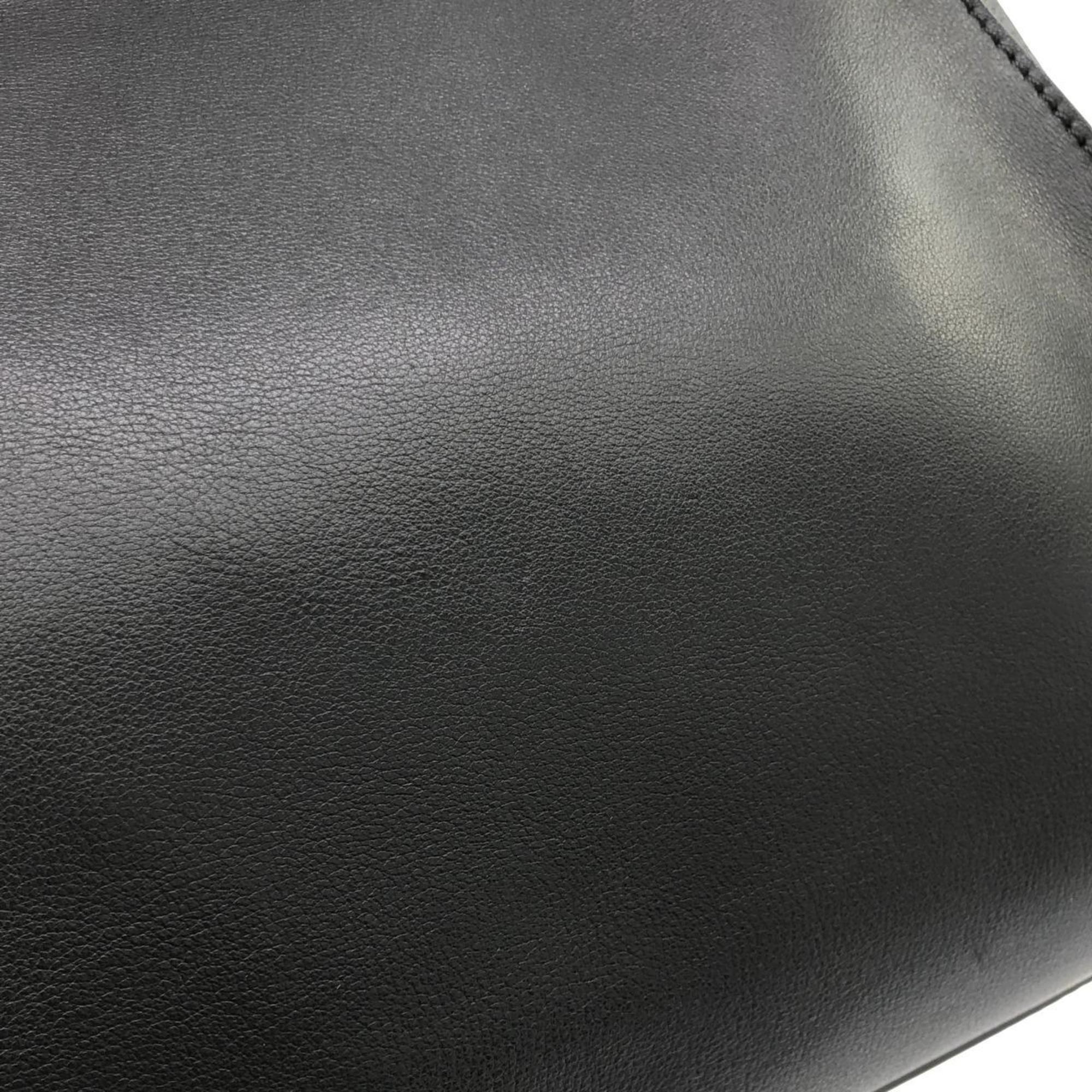 Fendi Black Leather Handbag (Pre-Owned)