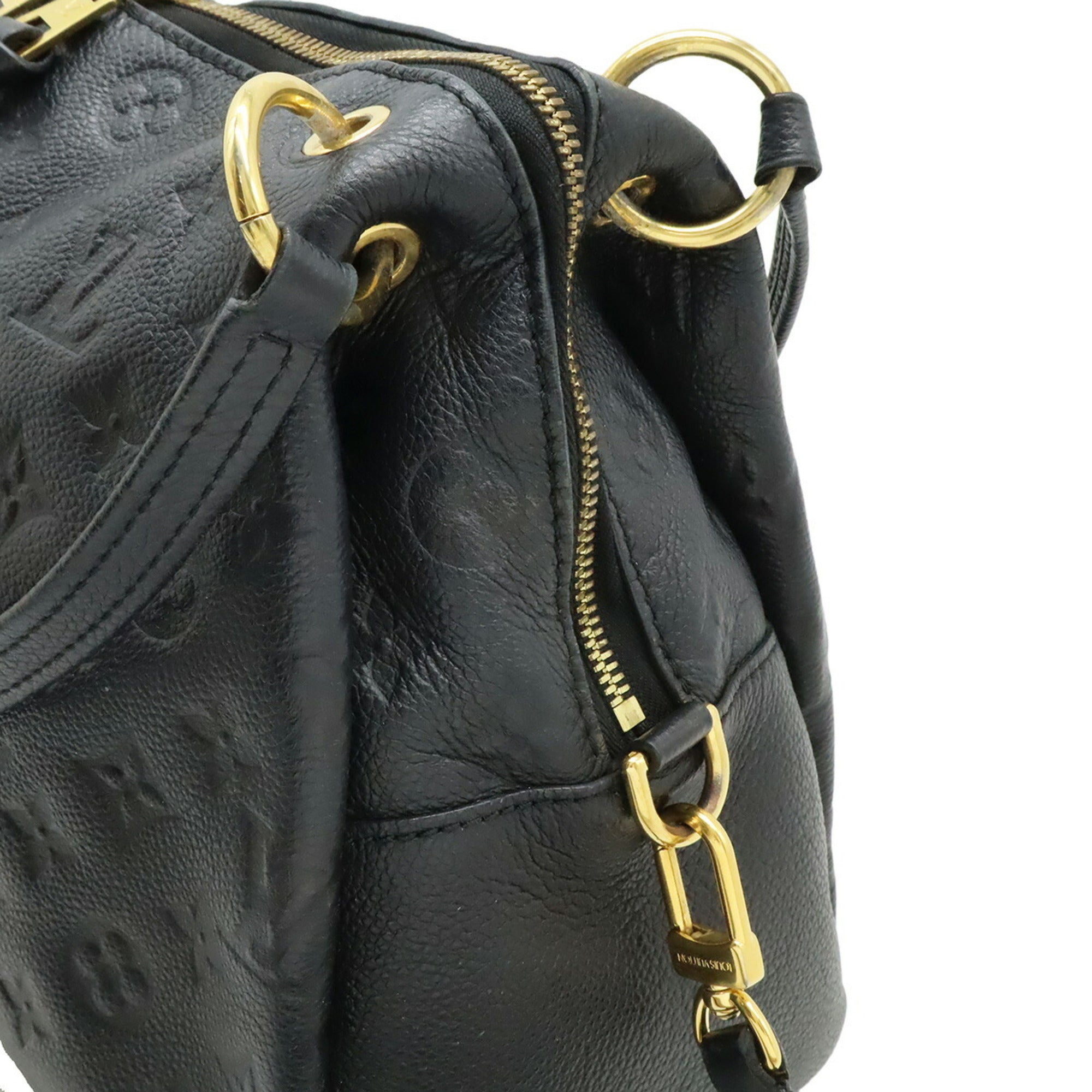 Louis Vuitton Monogram Empreinte Black Noir Monogram Empreinte Shoulder Bag Tote Bag (Pre-Owned)