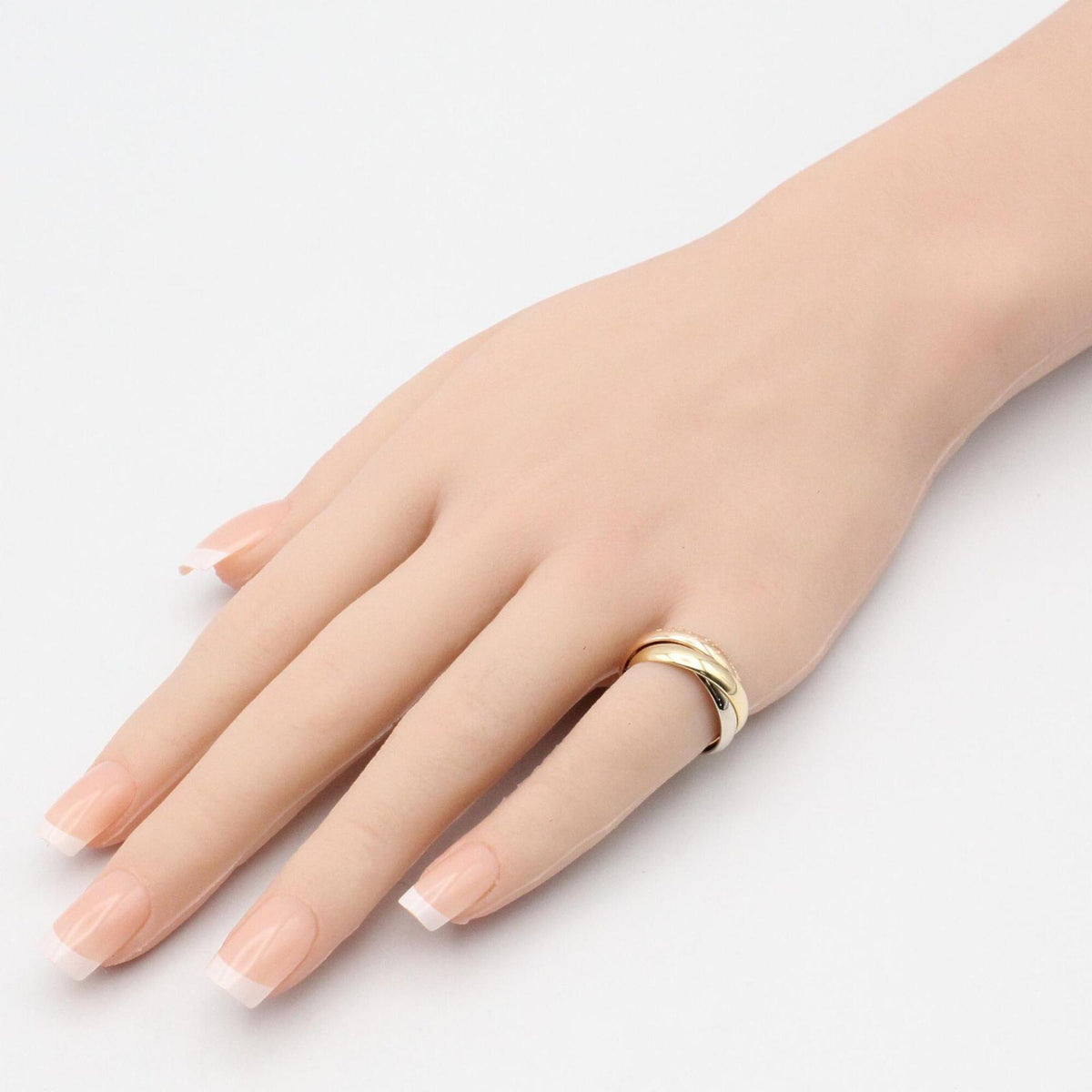 Cartier Gold Silver Yellow Gold (18K) Pink Gold (18K) White Gold (18K) Band Ring (Pre-Owned)