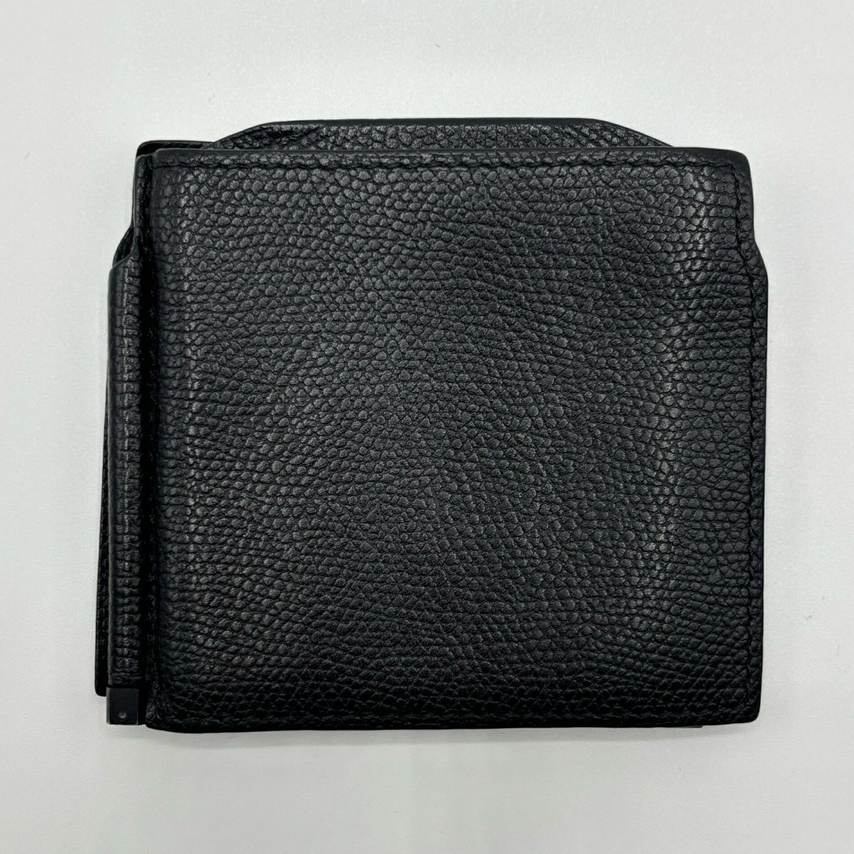 Valextra Black Leather Money Clip (Pre-Owned)