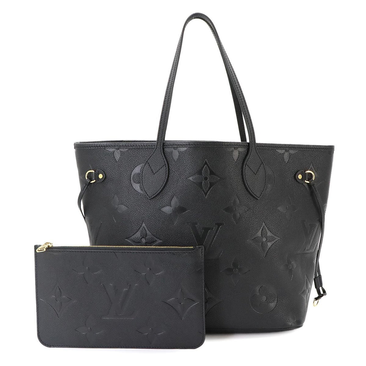 Louis Vuitton Black Monogram Noir Tobacco Monogram Empreinte Handbag Pouch Tote Bag (Pre-Owned)