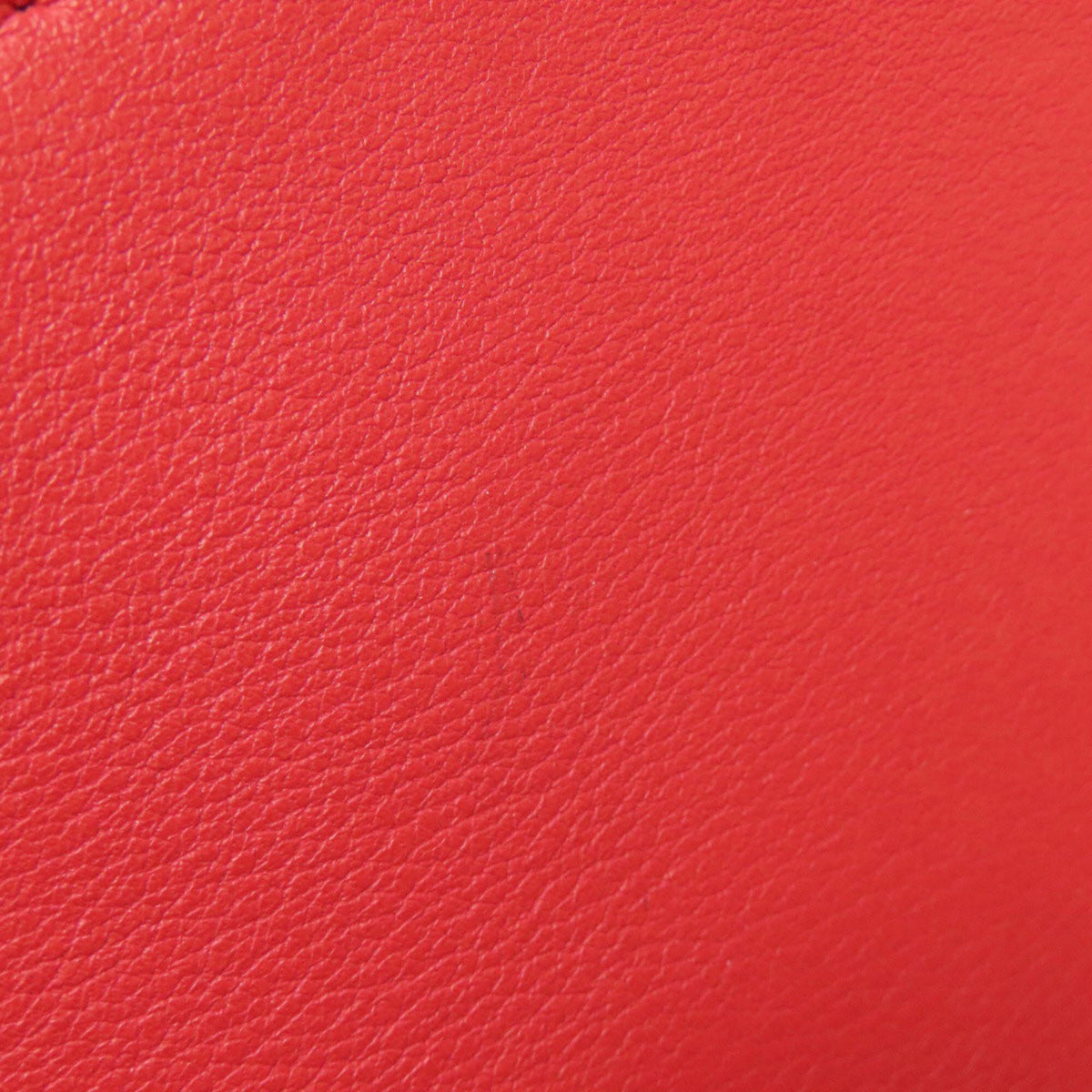 Fendi Red Color Leather Handbag (Pre-Owned)