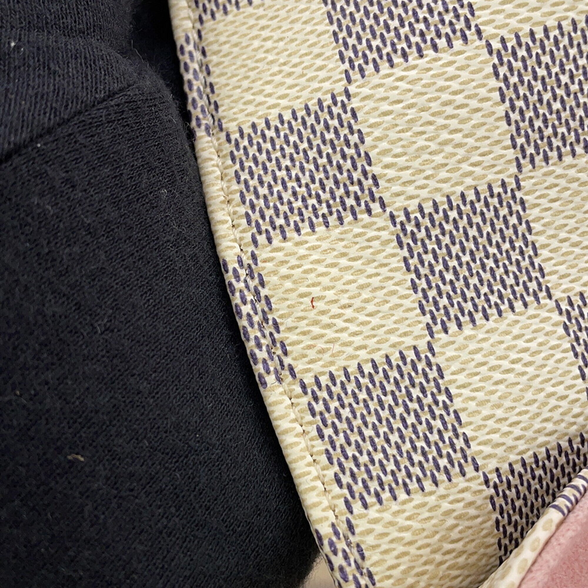 Louis Vuitton Beige Damier Azur Handbag (Pre-Owned)