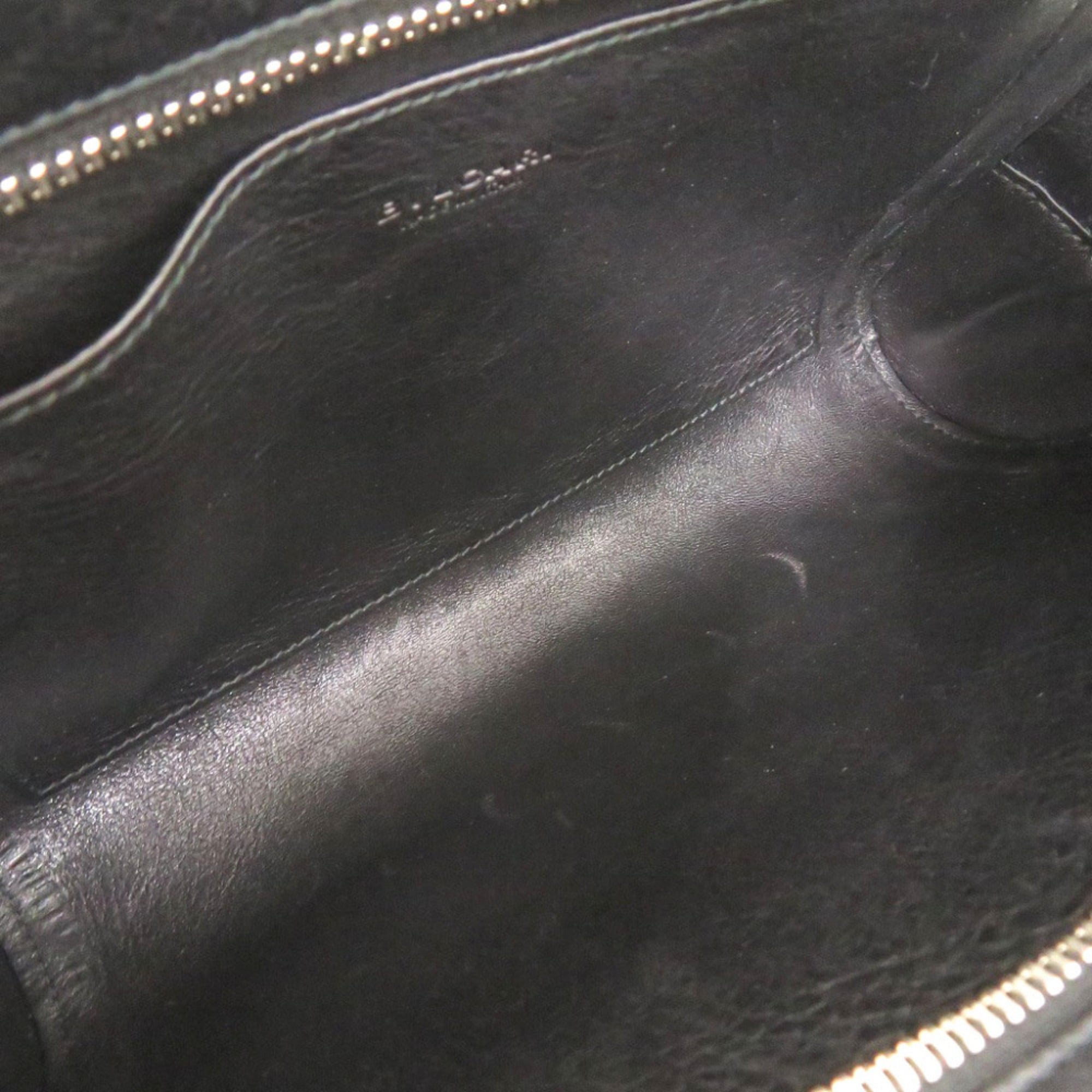 Bvlgari Black Leather Clutch Bag (Pre-Owned)