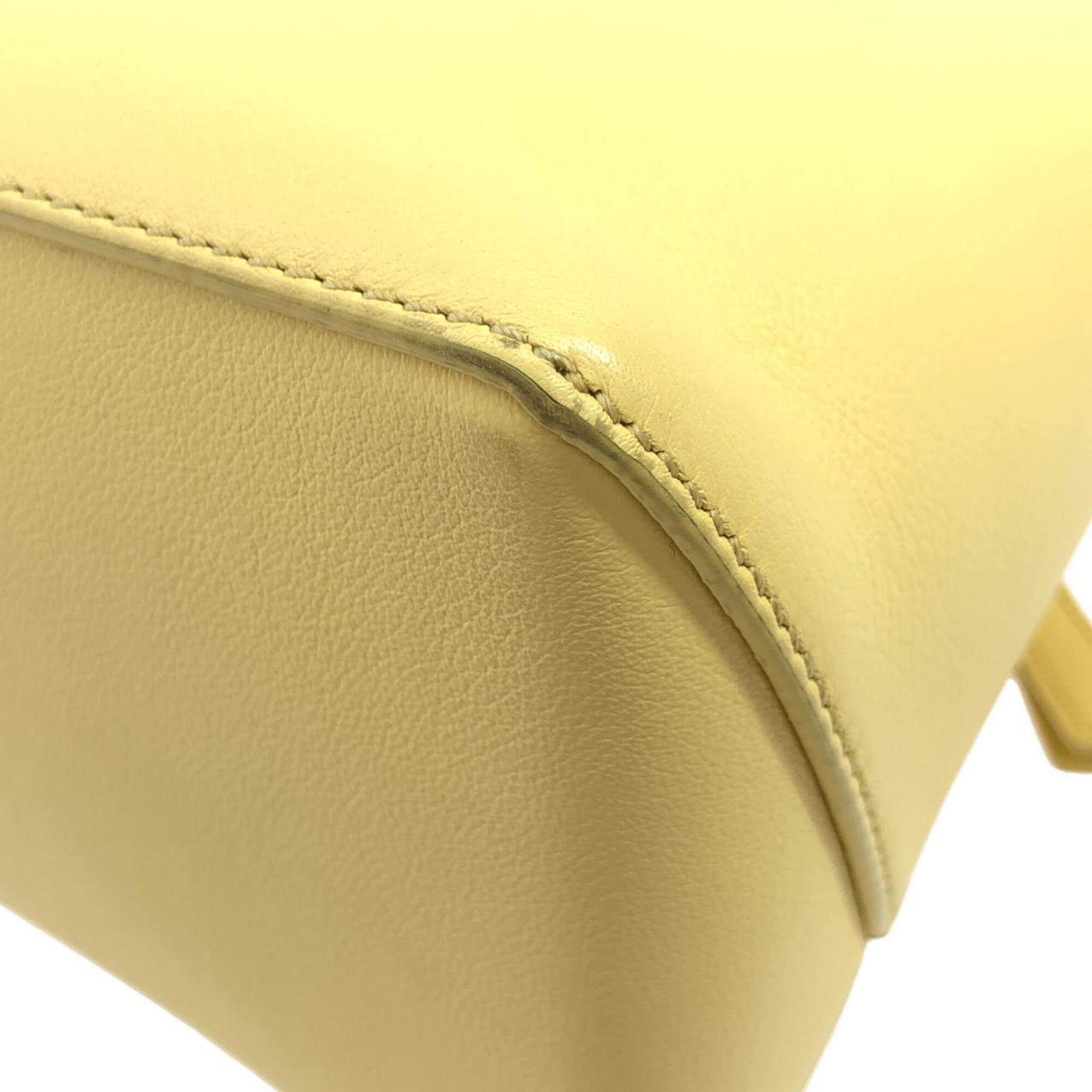 Loewe Yellow Leather Handbag (Pre-Owned)