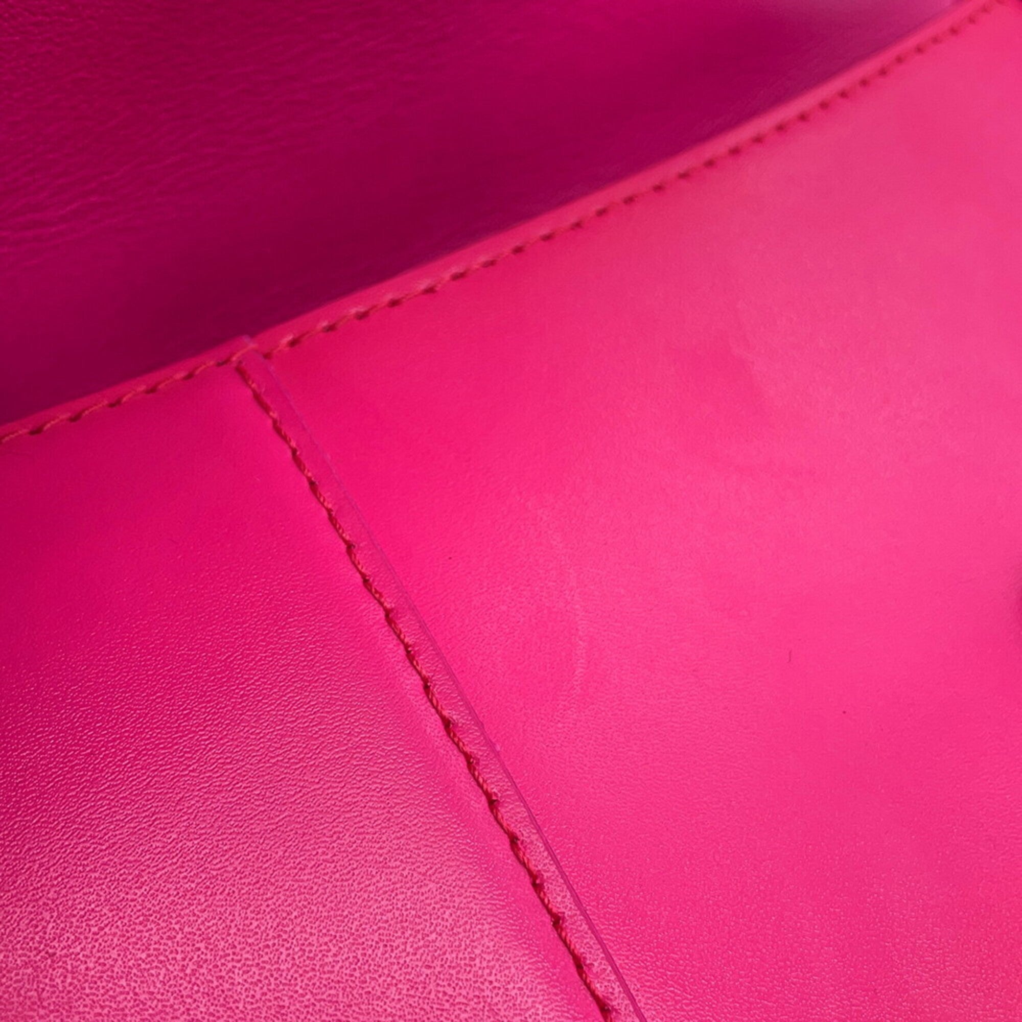 Balenciaga Pink Leather Handbag Shoulder Bag (Pre-Owned)