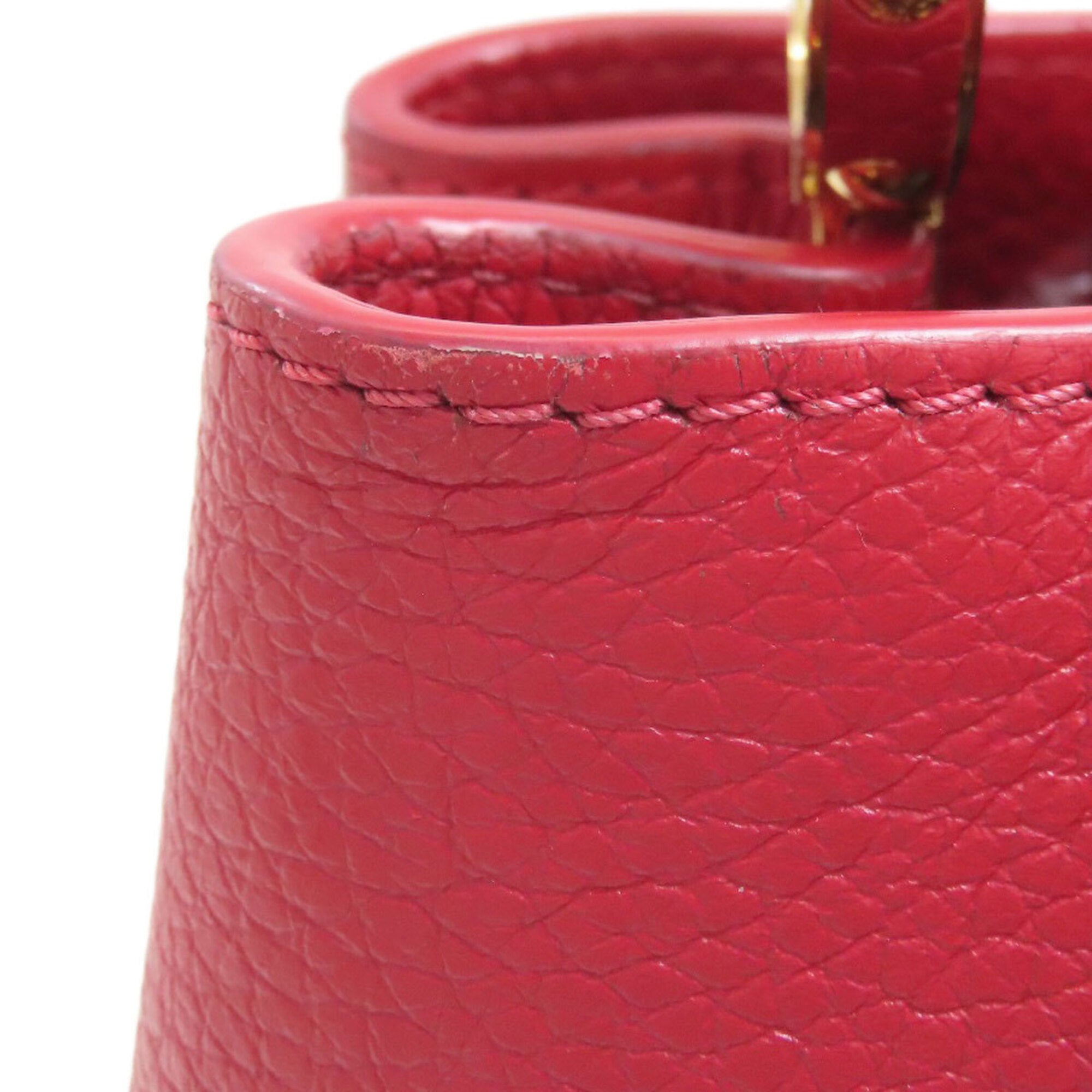 Louis Vuitton Sacrlet Leather Handbag (Pre-Owned)