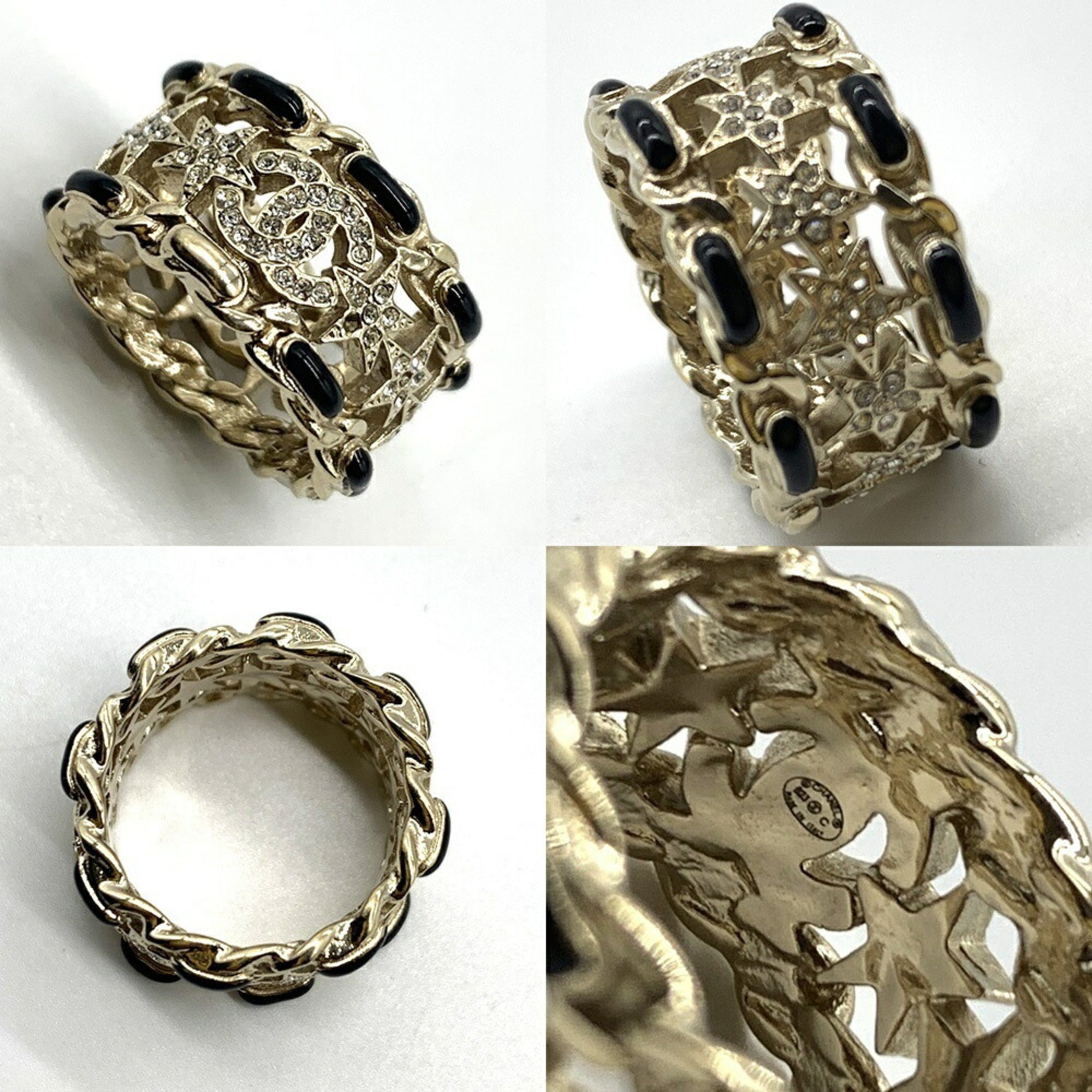 Chanel Metal Band Ring (Pre-Owned)