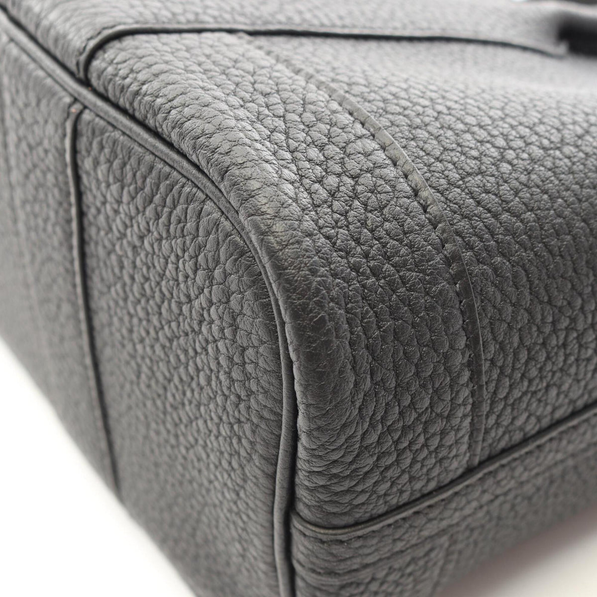 Hermes Black Negonda Leather Leather Handbag (Pre-Owned)