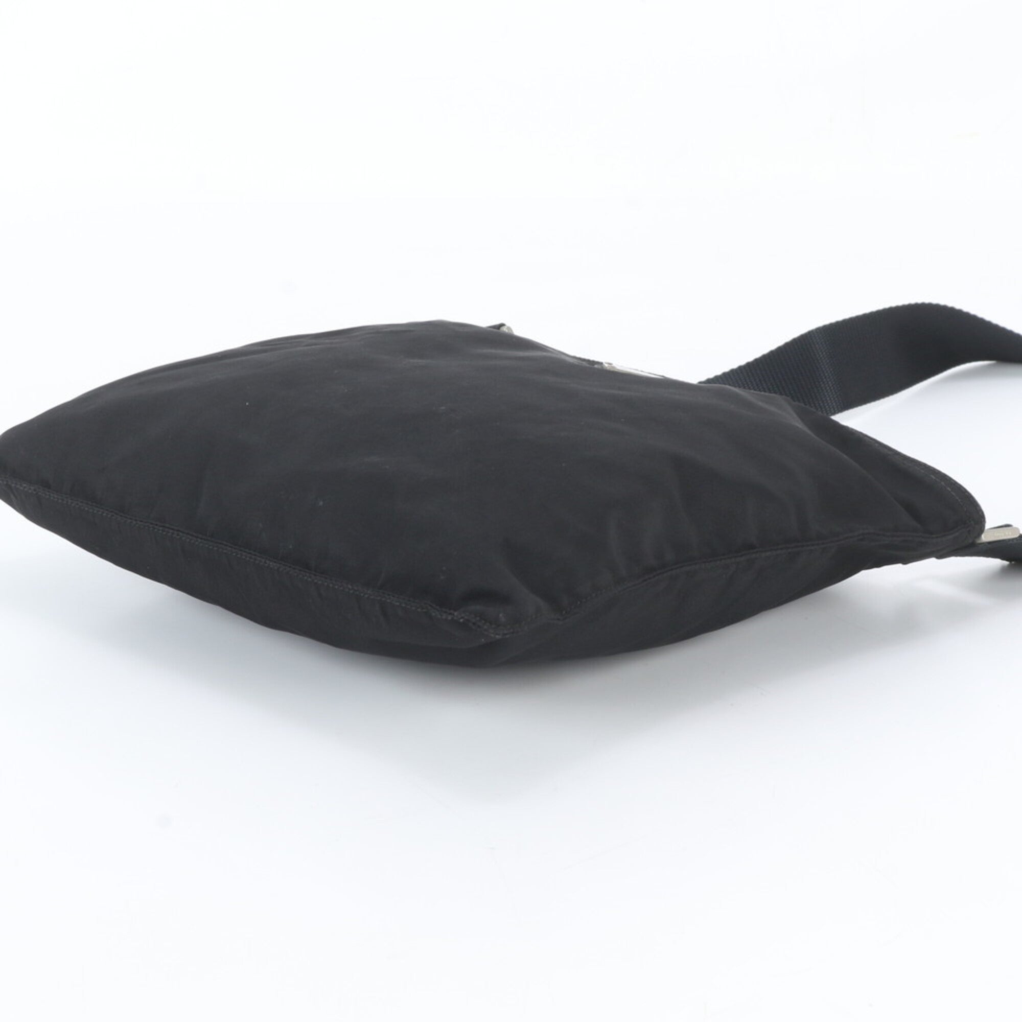 Prada Black Messenger Bag Shoulder Bag (Pre-Owned)