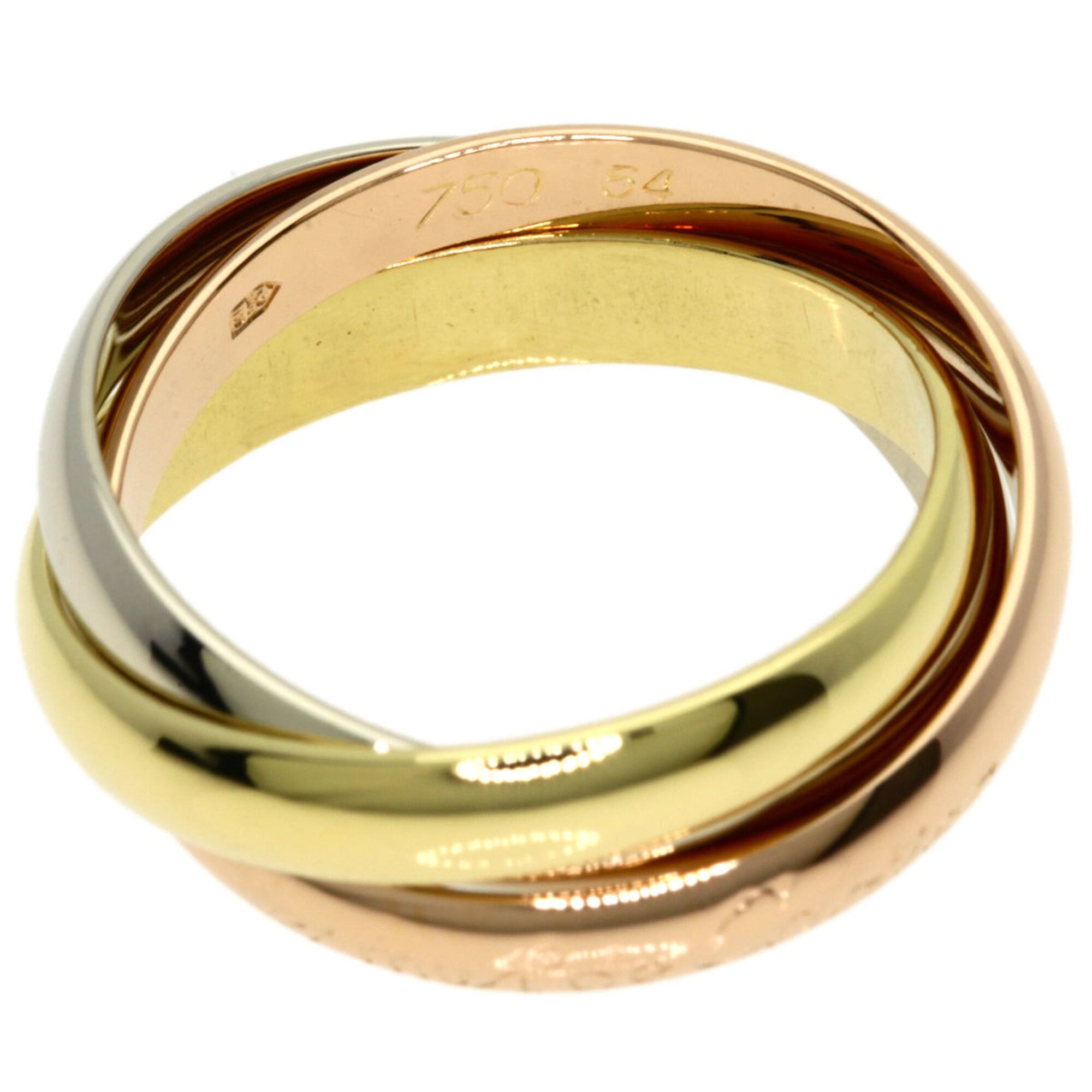 Cartier Yellow Gold (18K) Pink Gold (18K) White Gold (18K) Band Ring (Pre-Owned)