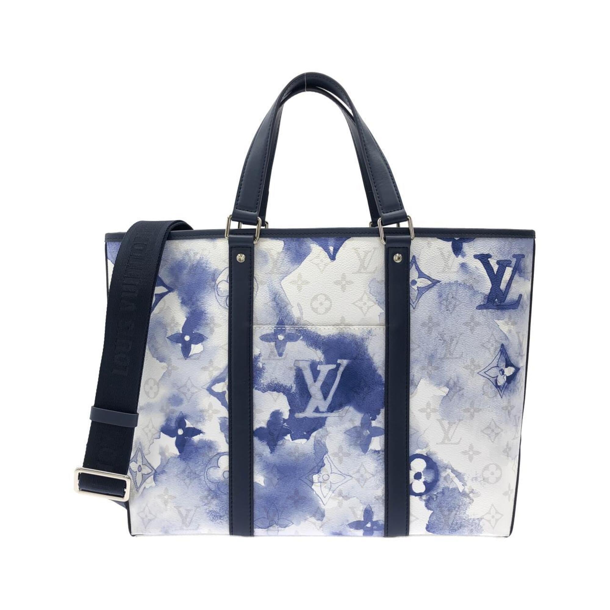 Louis Vuitton Monogram Watercolor Blue Coated Canvas Handbag (Pre-Owned)